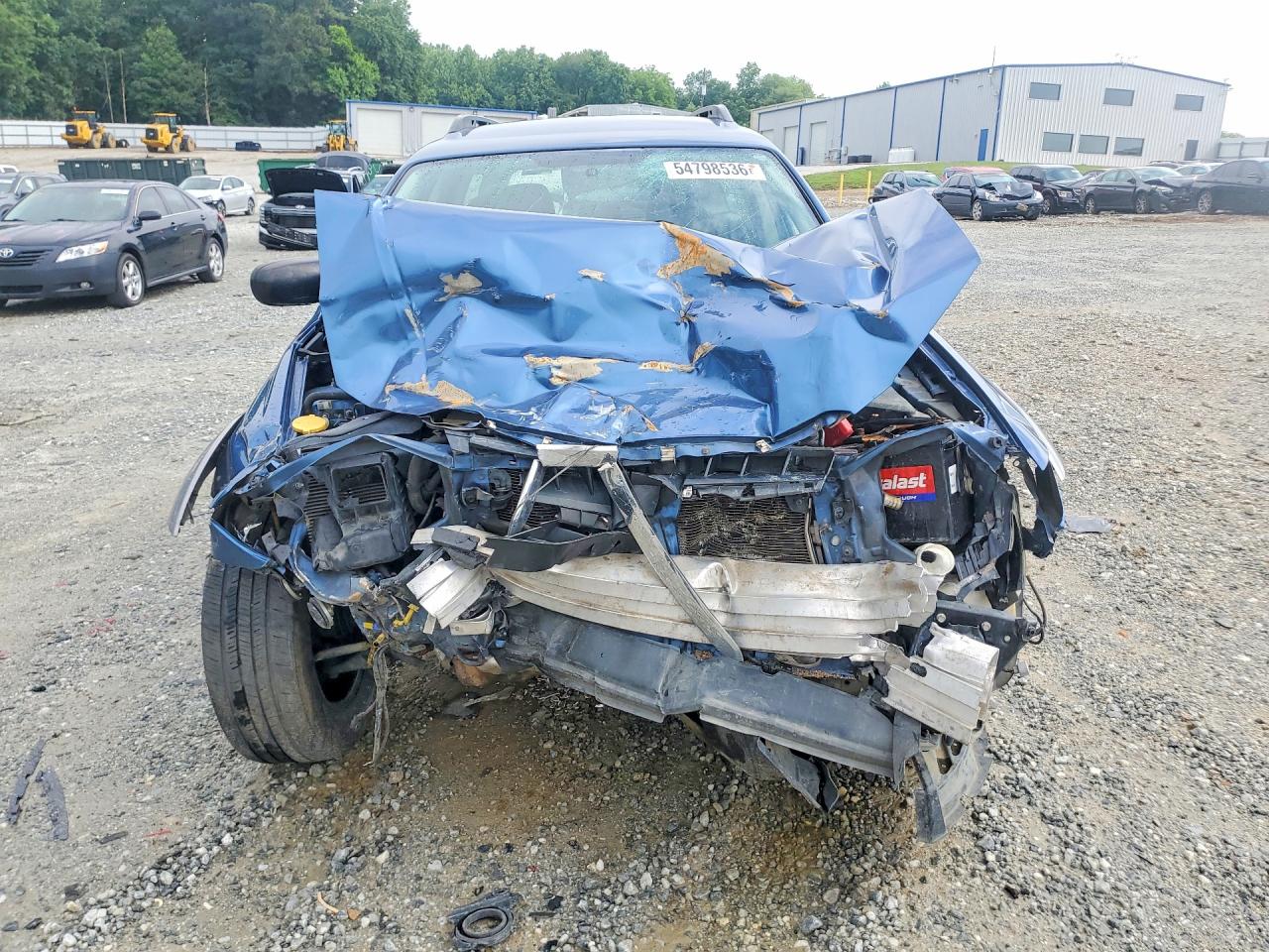 2008 Subaru Outback Blue vin: 4S4BP60C187312361