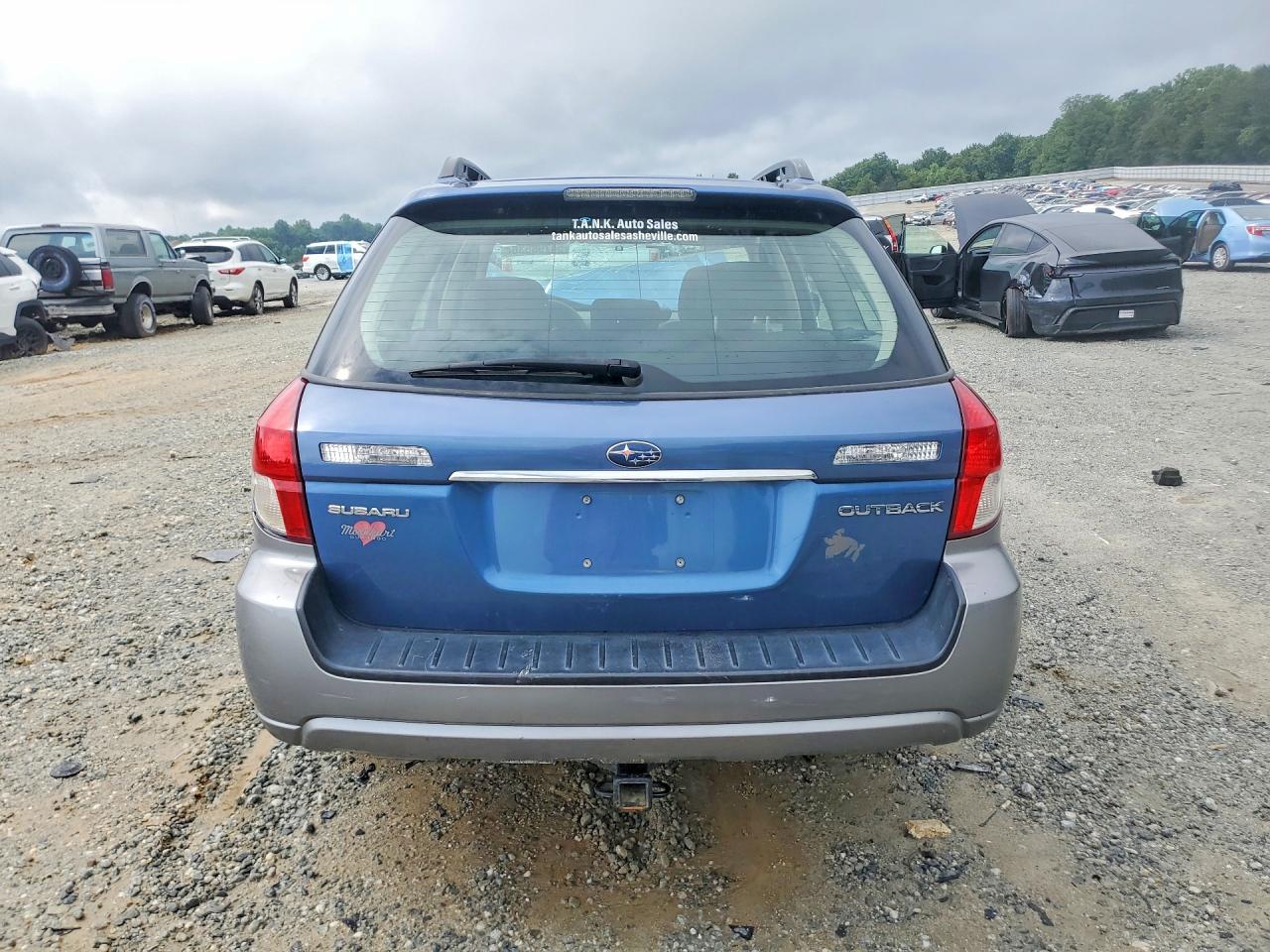 2008 Subaru Outback Blue vin: 4S4BP60C187312361
