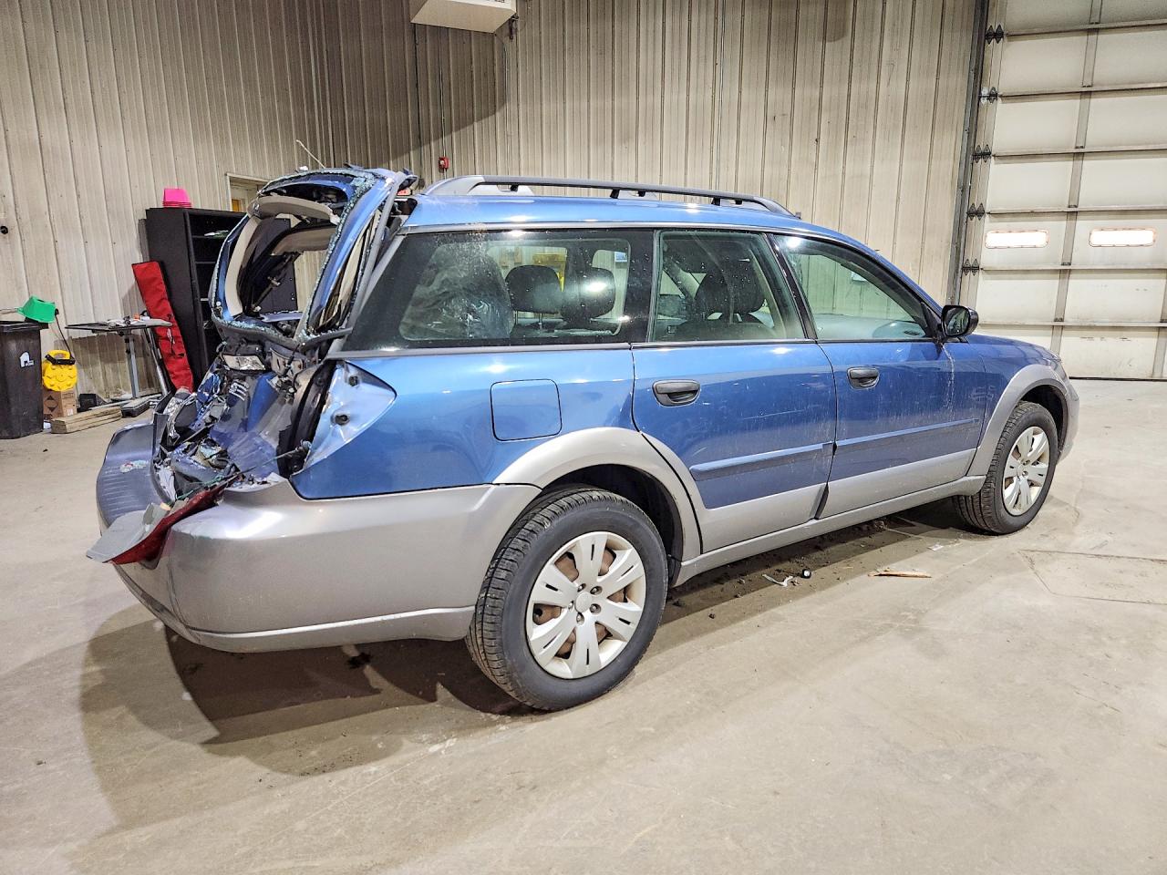 2008 Subaru Outback Blue vin: 4S4BP60C187362516