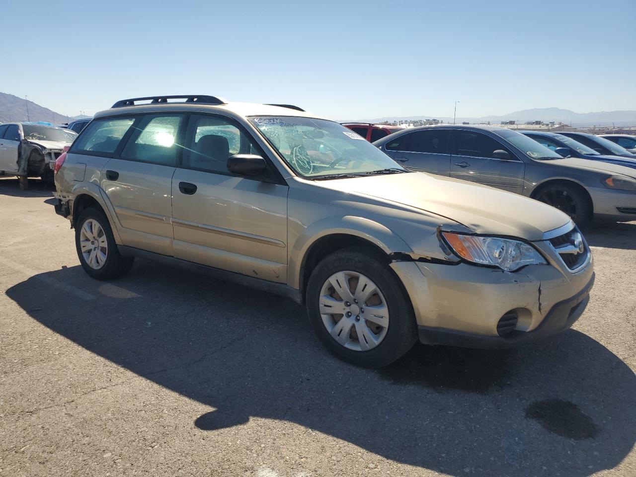 2009 Subaru Outback Gold vin: 4S4BP60C197327945
