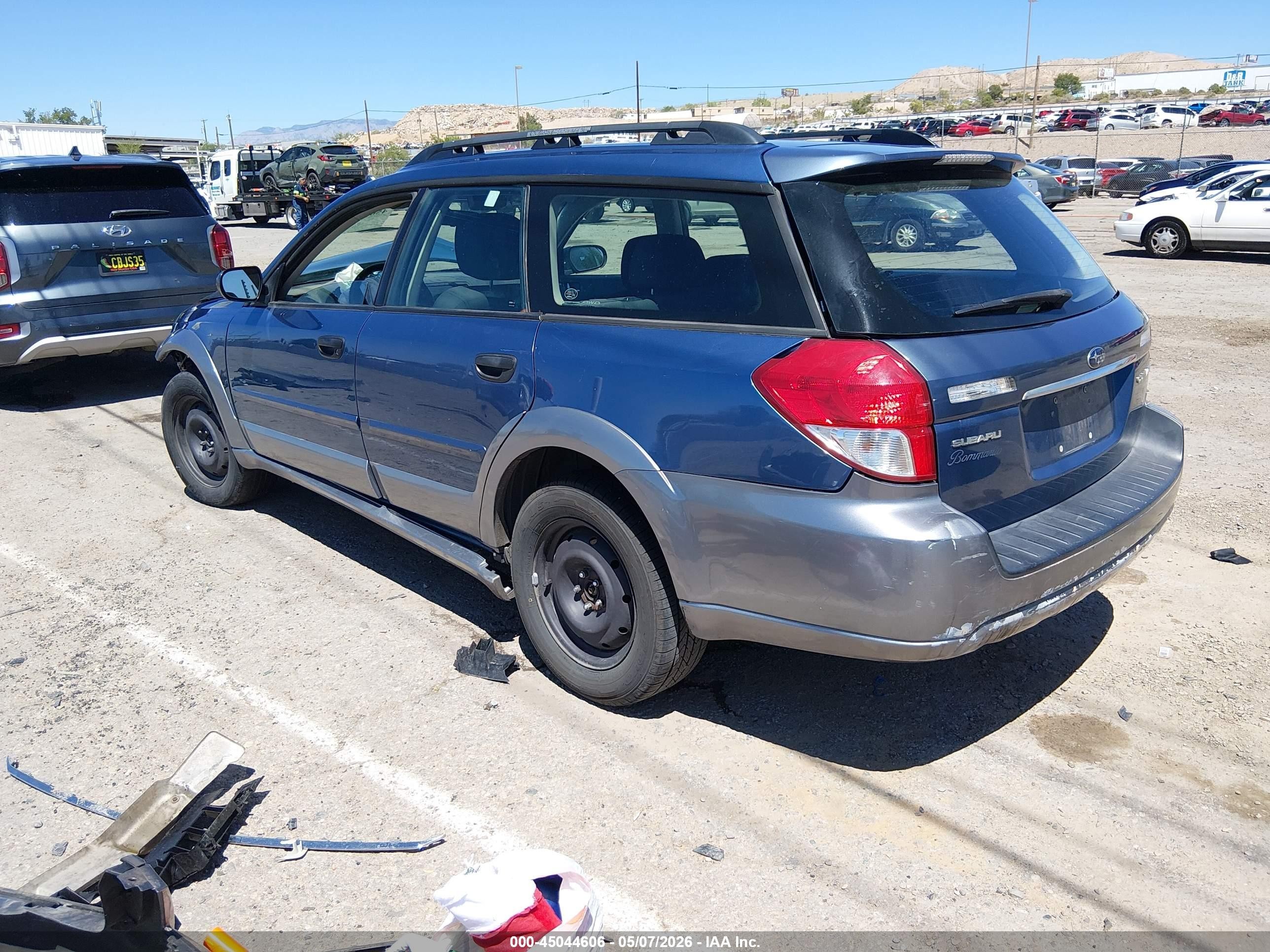 2008 Subaru Outback   Blue vin: 4S4BP60C287314202