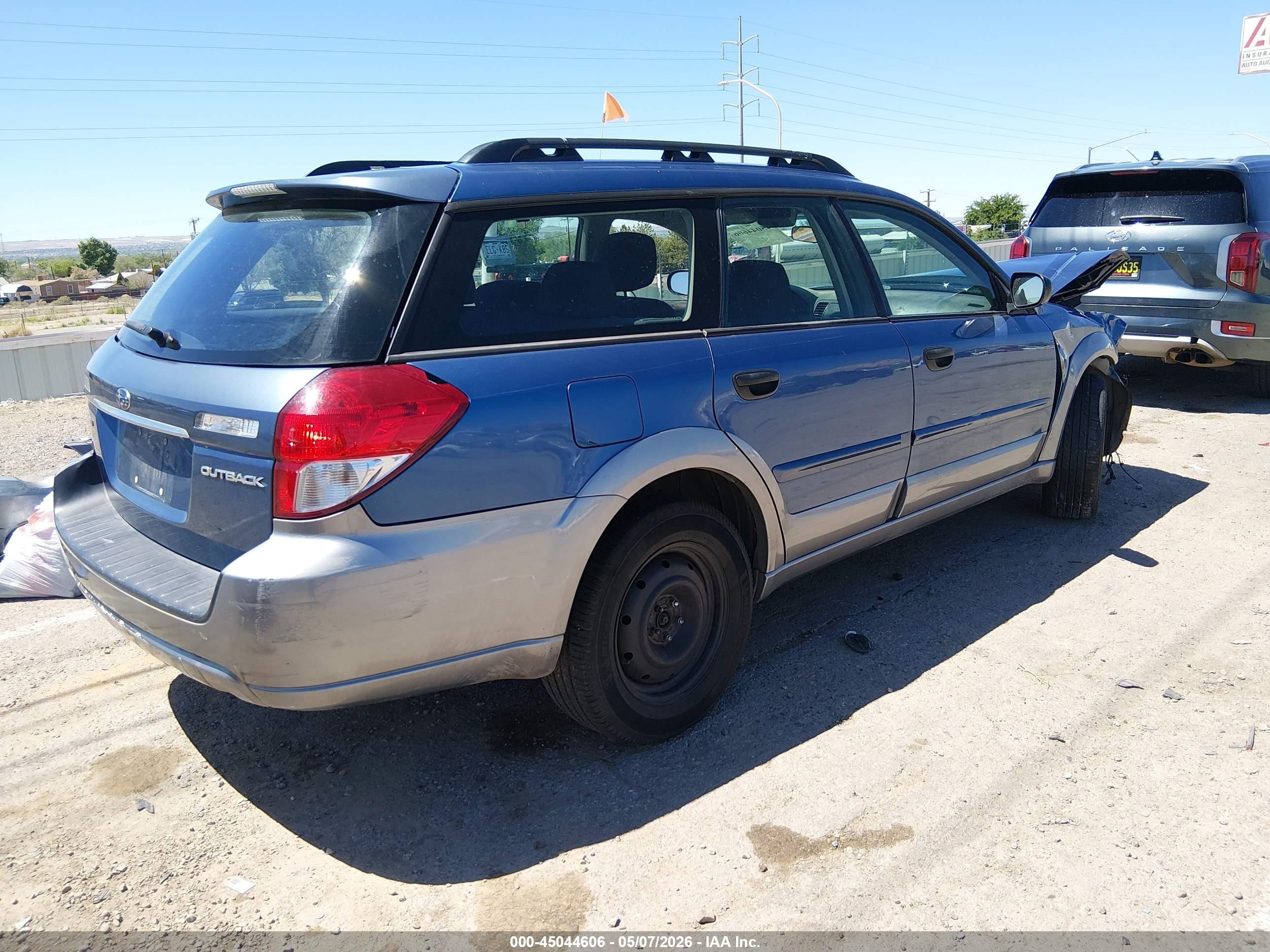2008 Subaru Outback   Blue vin: 4S4BP60C287314202