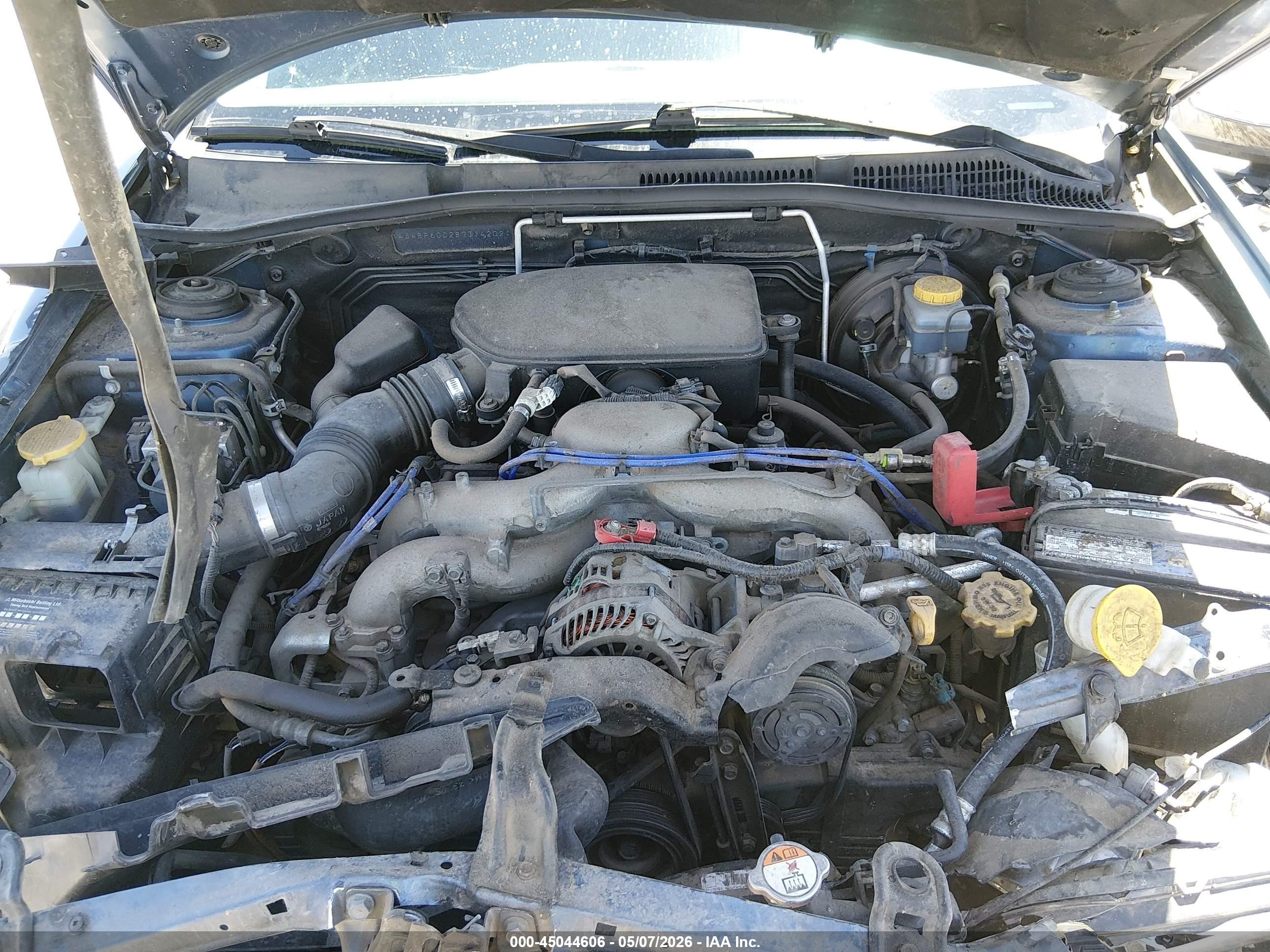 2008 Subaru Outback   Blue vin: 4S4BP60C287314202
