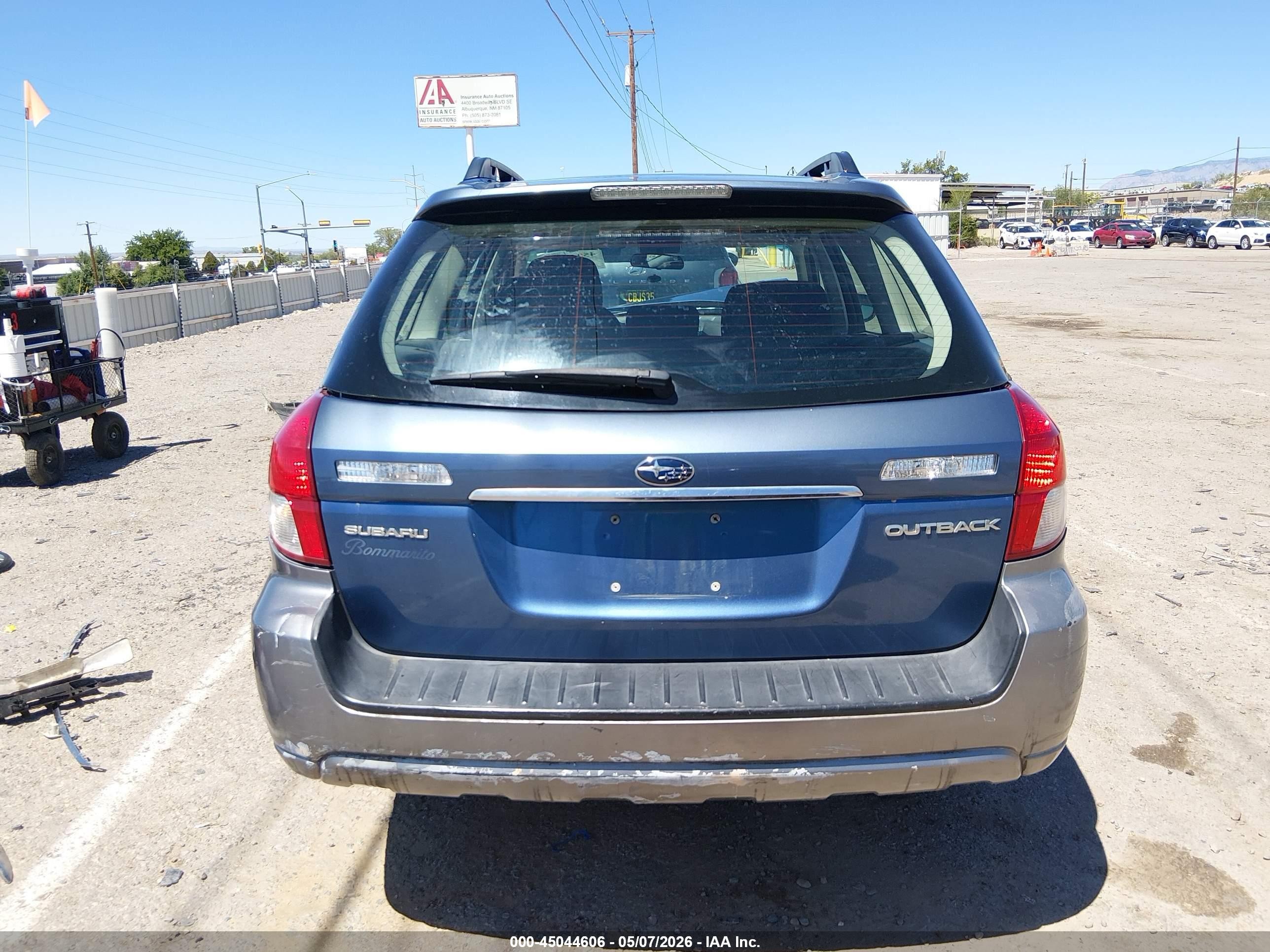 2008 Subaru Outback   Blue vin: 4S4BP60C287314202