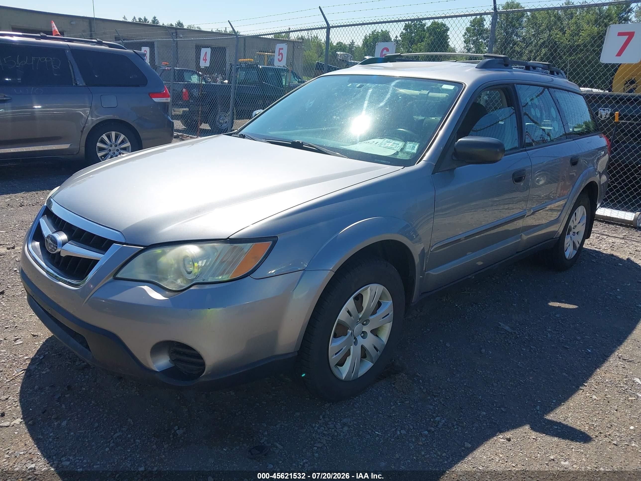 2008 Subaru Outback (natl)   Gray vin: 4S4BP60C287338726