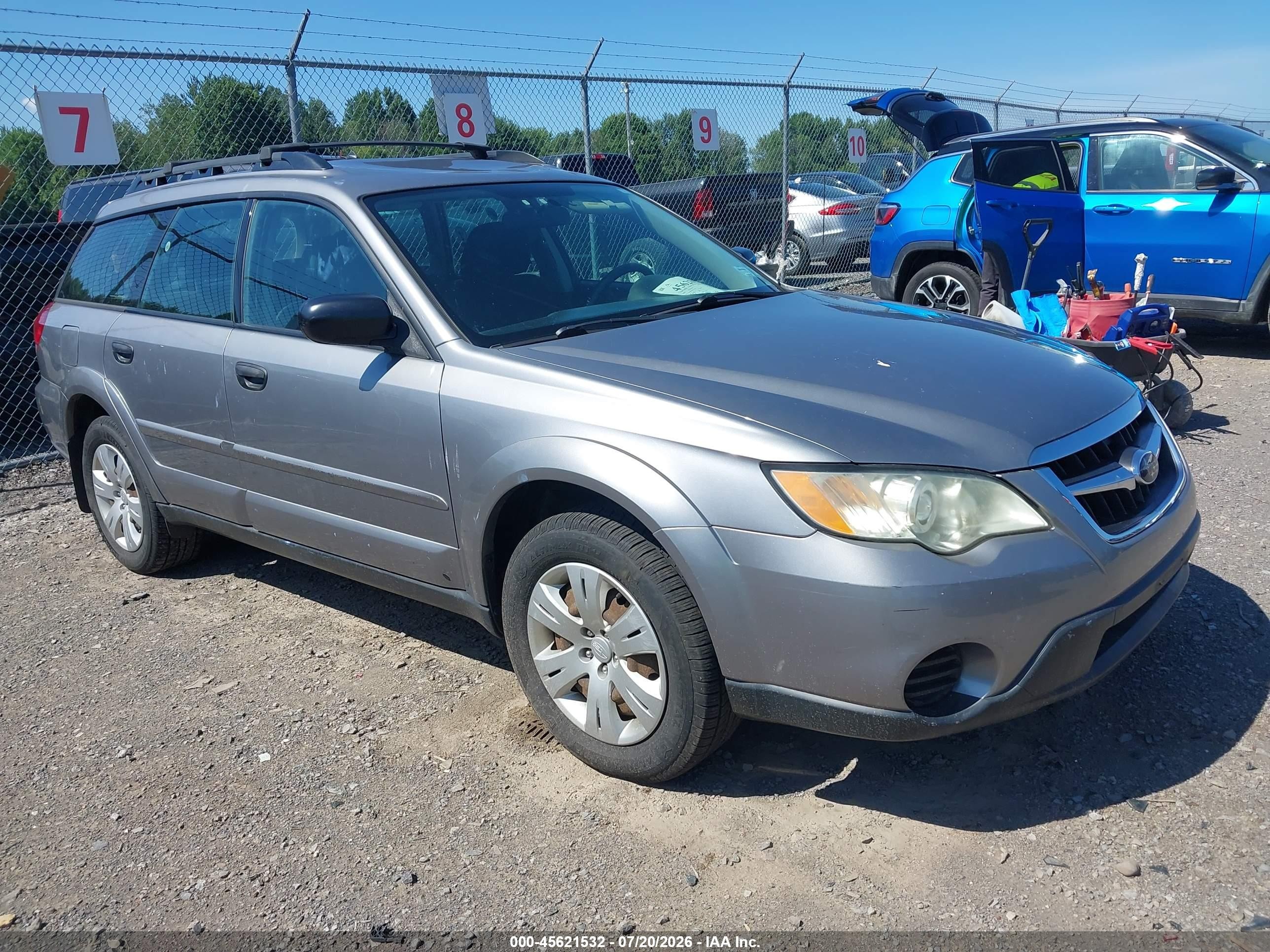 2008 Subaru Outback (natl)   Gray vin: 4S4BP60C287338726
