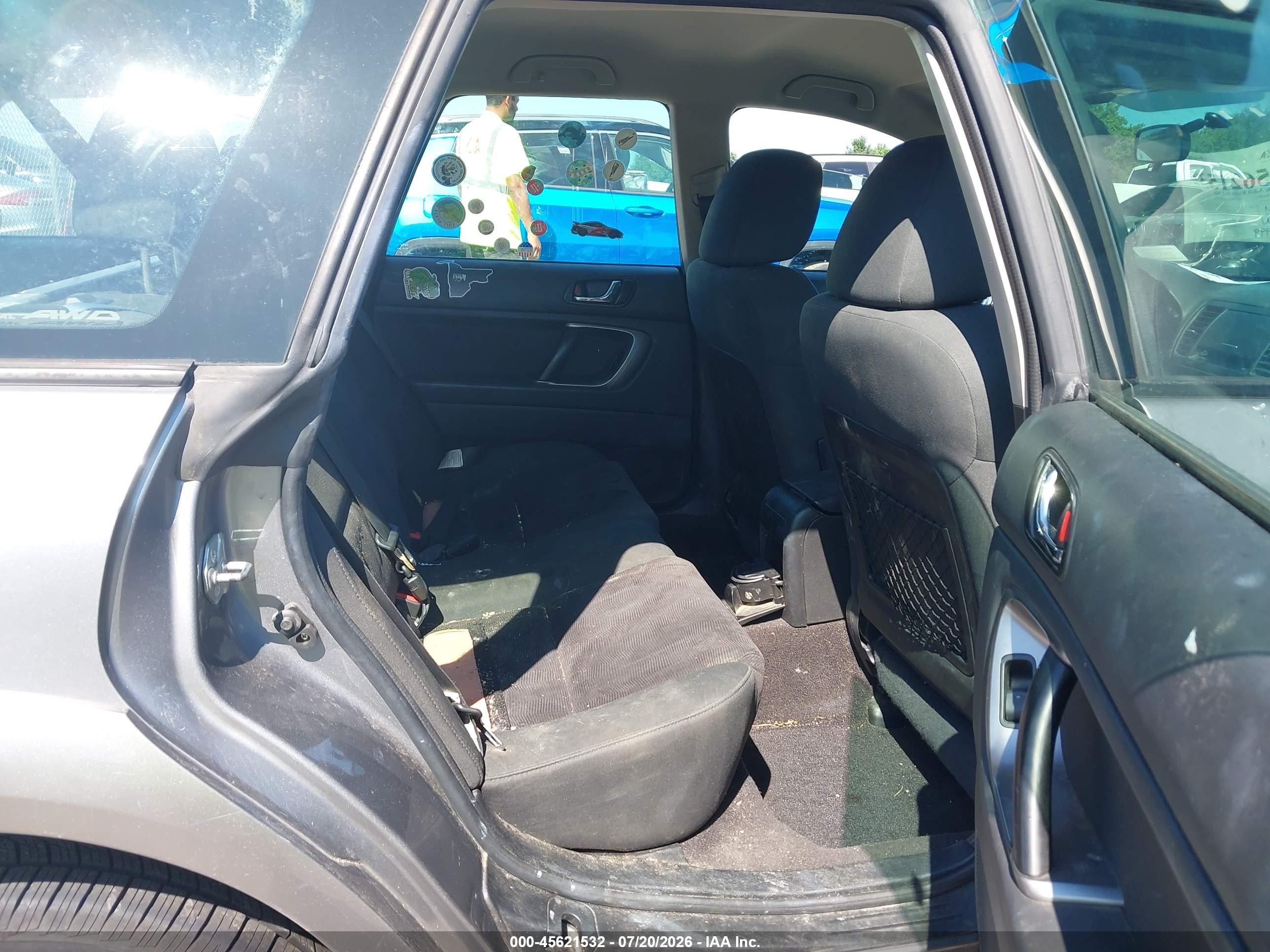 2008 Subaru Outback (natl)   Gray vin: 4S4BP60C287338726