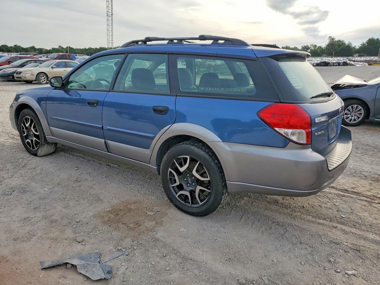2008 Subaru Outback Blue vin: 4S4BP60C386344802