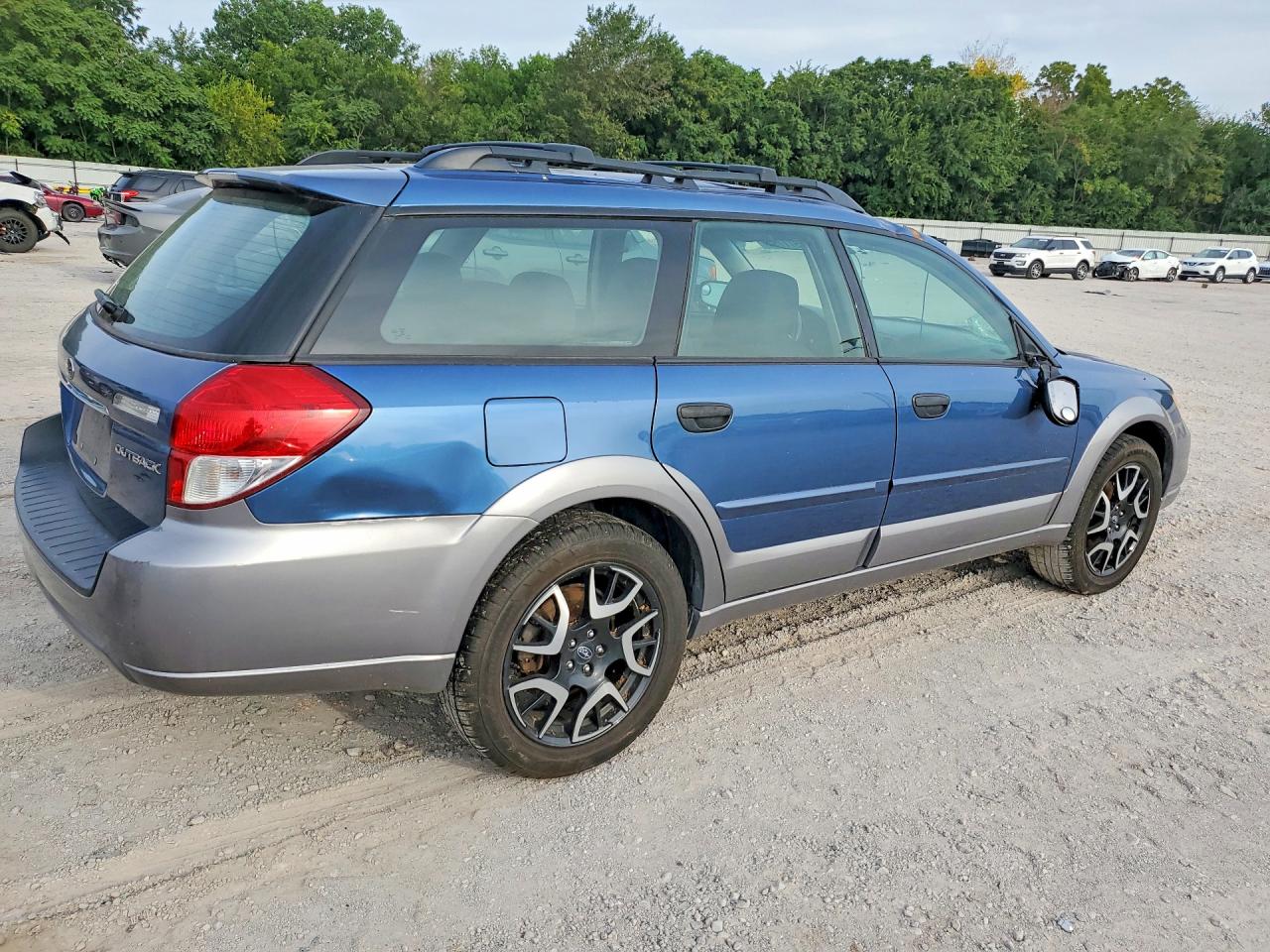 2008 Subaru Outback Blue vin: 4S4BP60C386344802