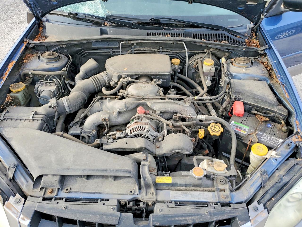 2008 Subaru Outback Blue vin: 4S4BP60C386344802