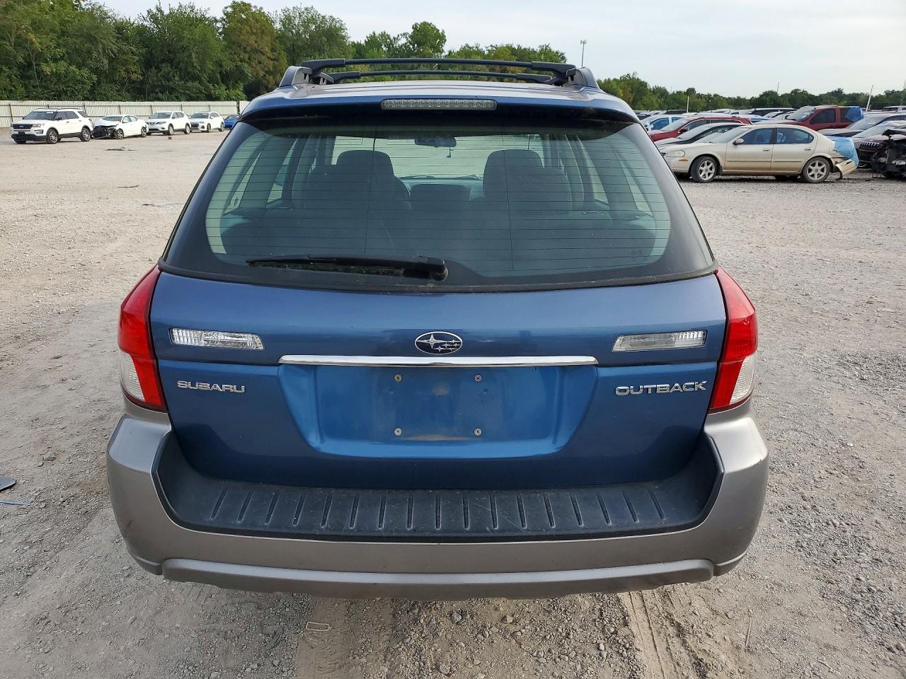 2008 Subaru Outback Blue vin: 4S4BP60C386344802