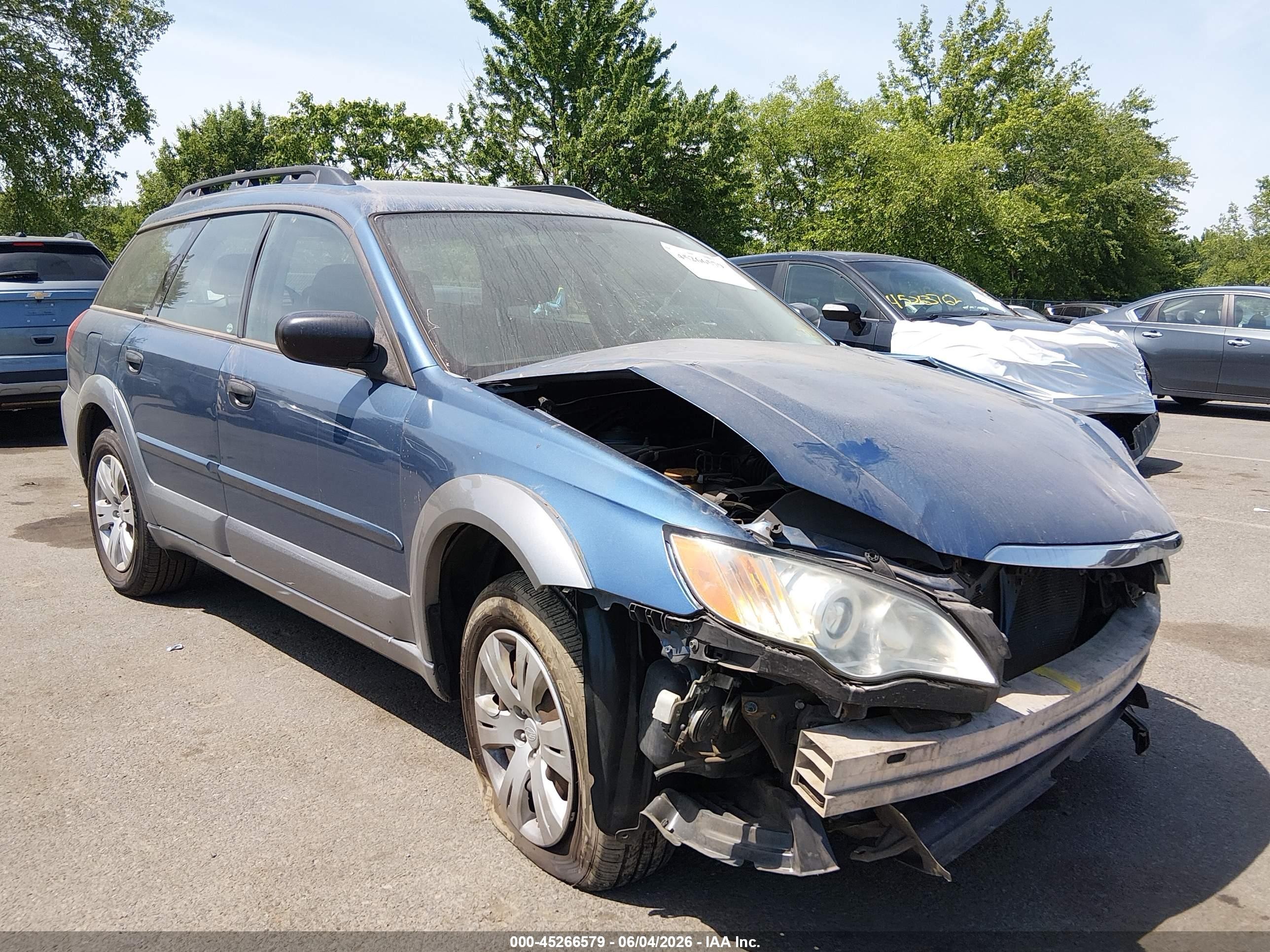 2008 Subaru Outback   Blue vin: 4S4BP60C387366504