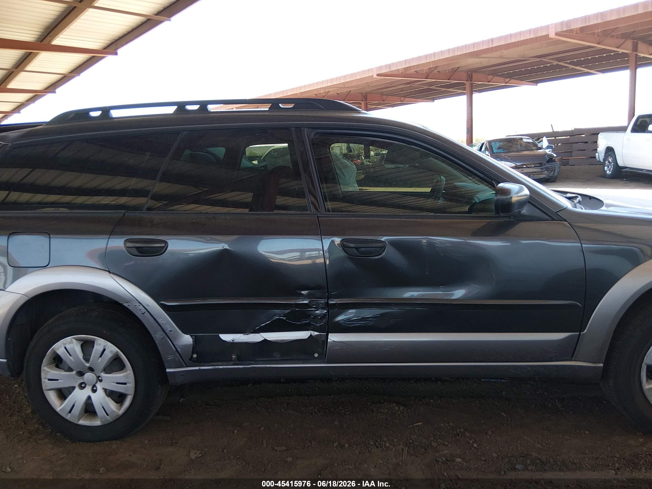 2009 Subaru Outback 2.5i Gray vin: 4S4BP60C397338087