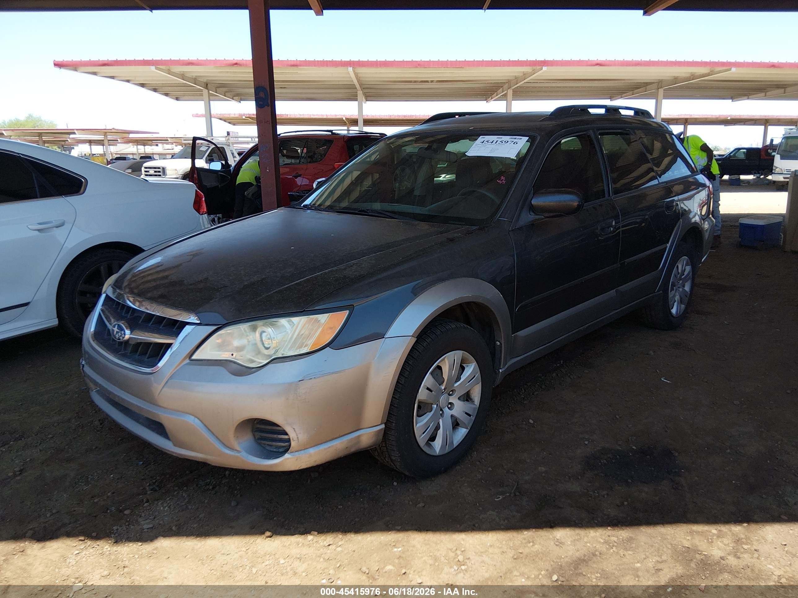 2009 Subaru Outback 2.5i Gray vin: 4S4BP60C397338087