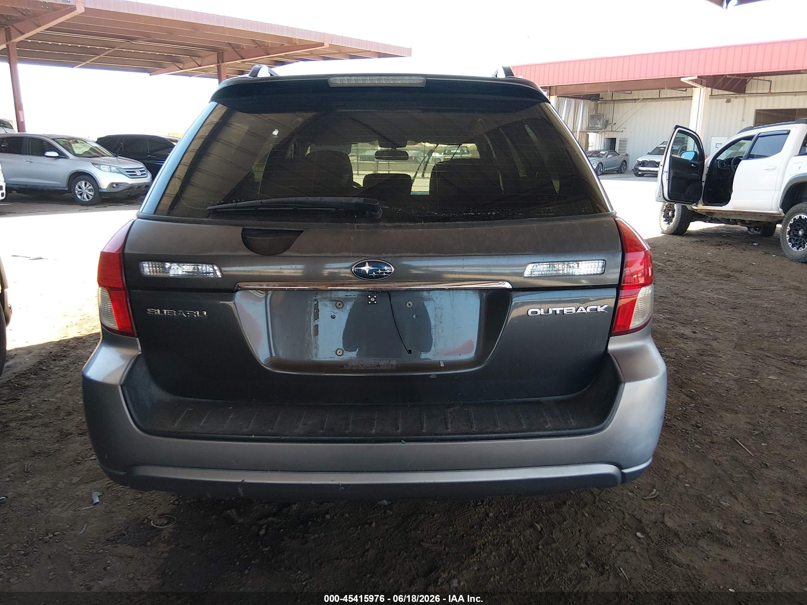 2009 Subaru Outback 2.5i Gray vin: 4S4BP60C397338087