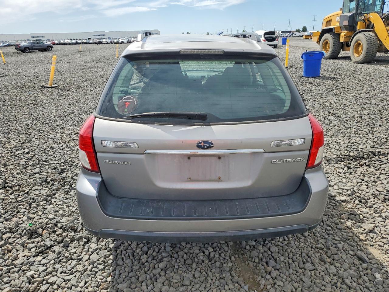 2008 Subaru Outback Gray vin: 4S4BP60C487309020