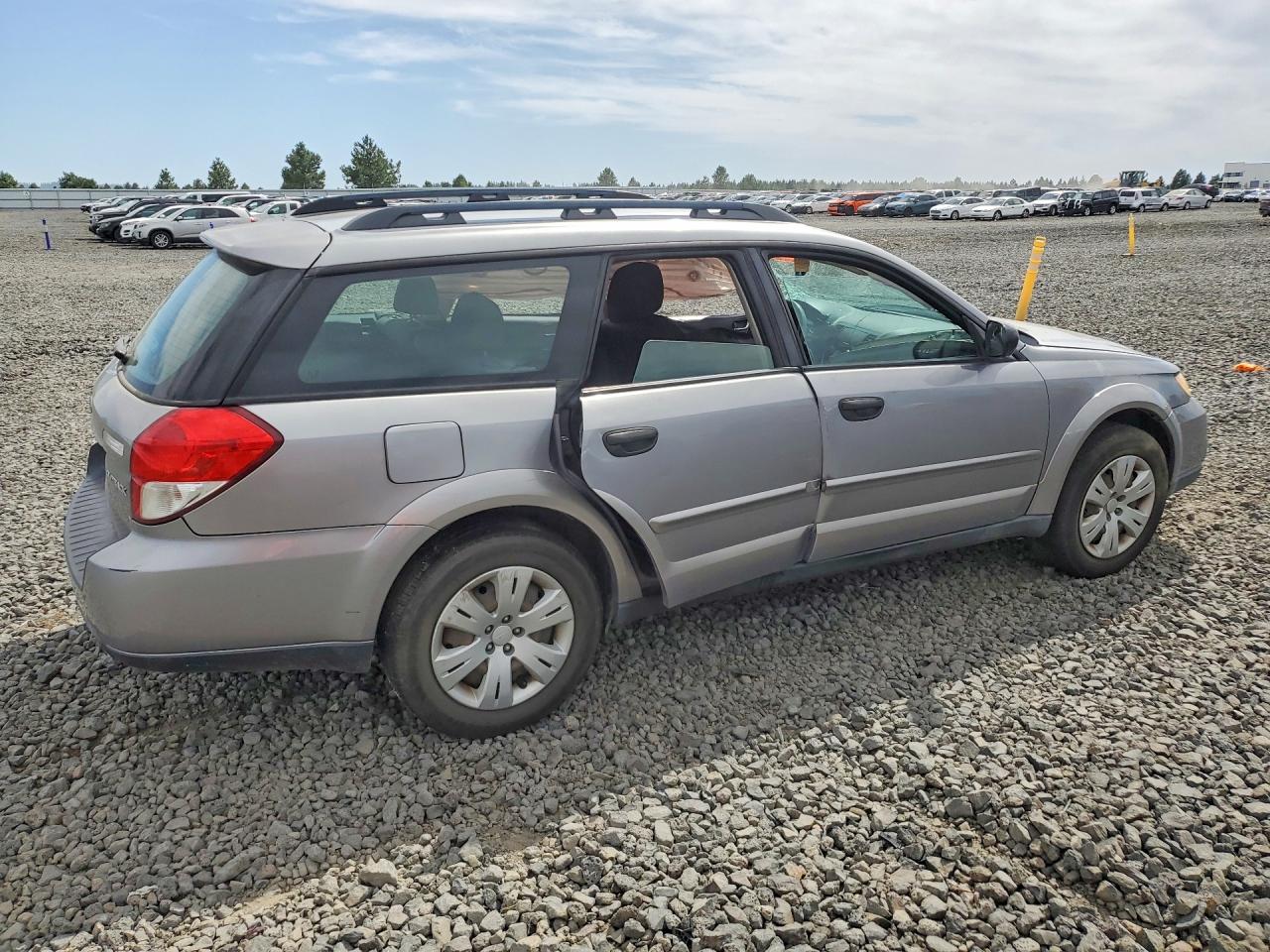 2008 Subaru Outback Gray vin: 4S4BP60C487309020