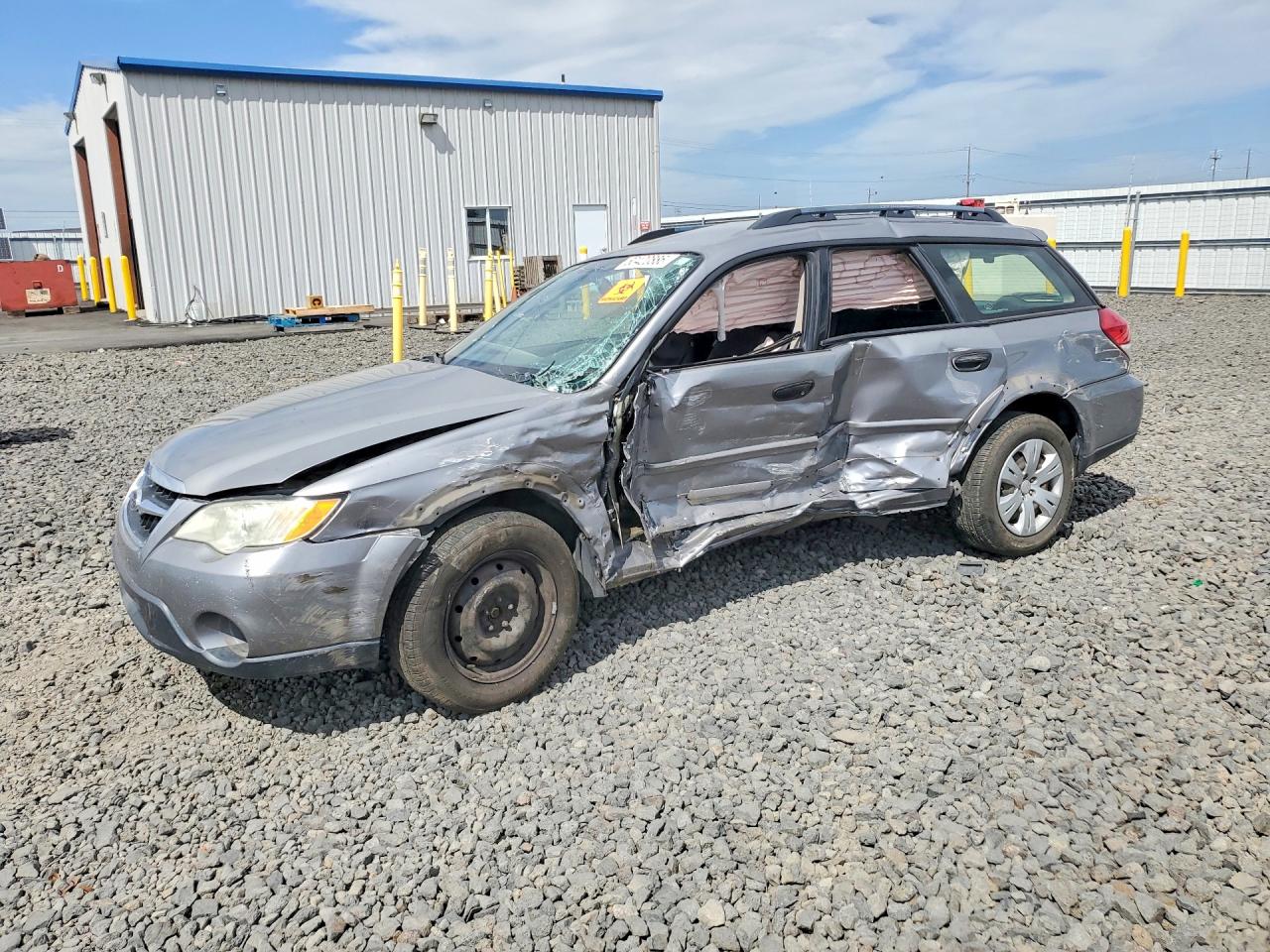 2008 Subaru Outback Gray vin: 4S4BP60C487309020