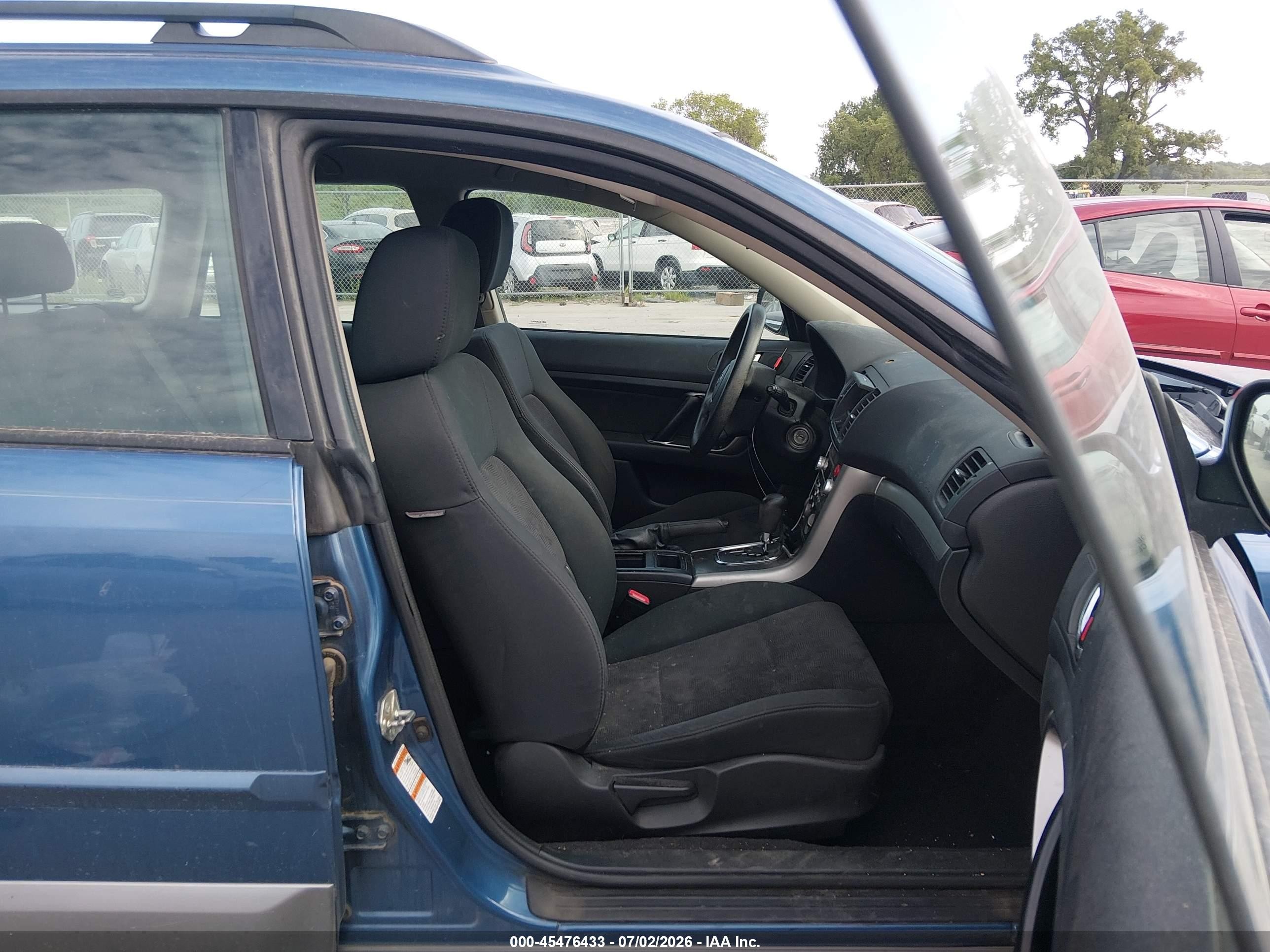 2008 Subaru Outback (natl)   Blue vin: 4S4BP60C487341840