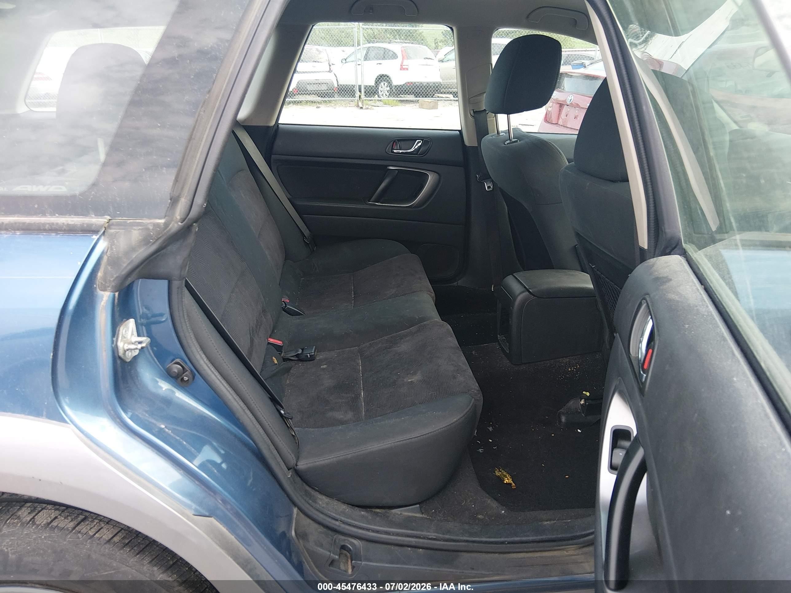 2008 Subaru Outback (natl)   Blue vin: 4S4BP60C487341840