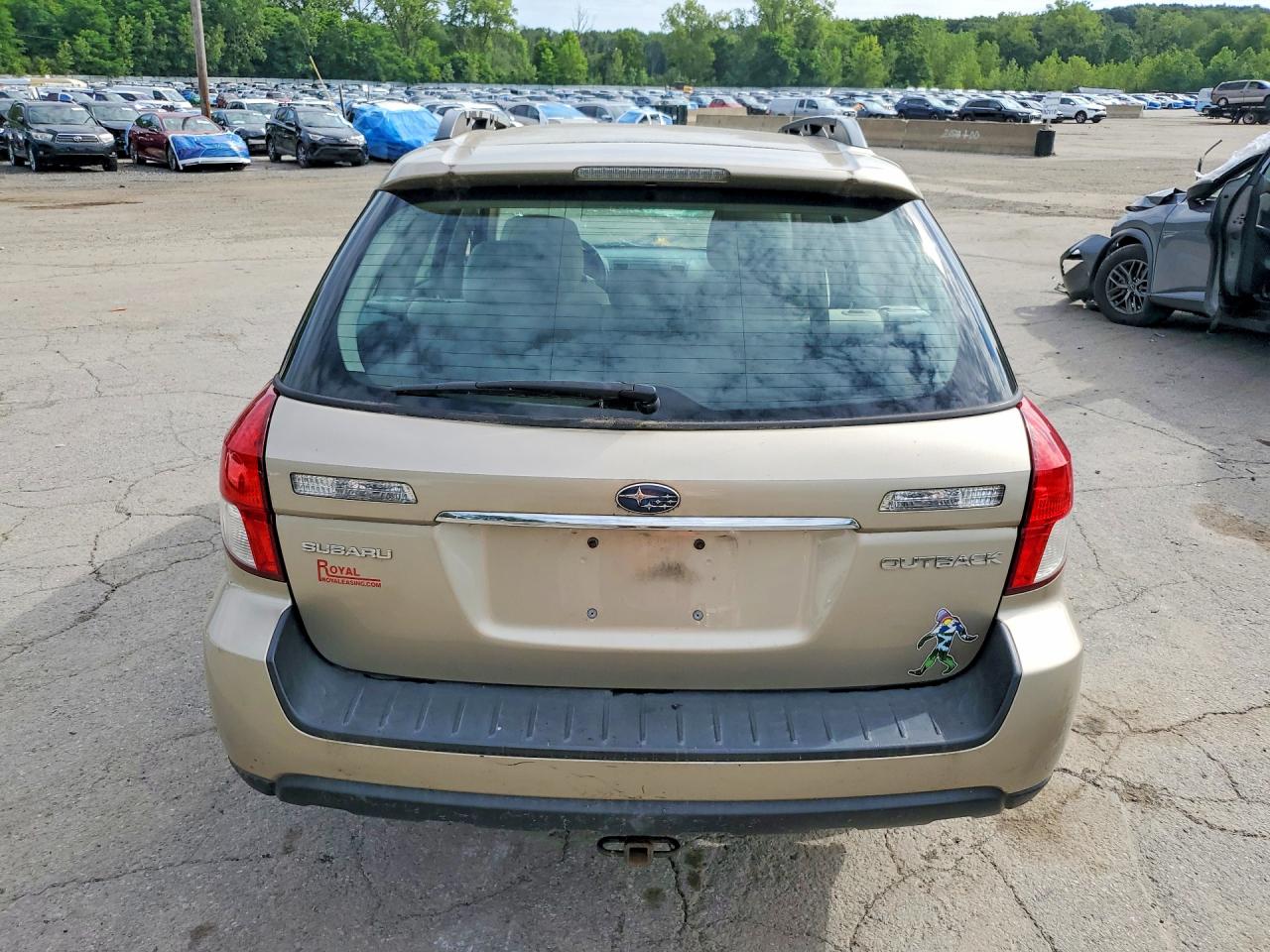 2008 Subaru Outback Бежевый vin: 4S4BP60C587345430