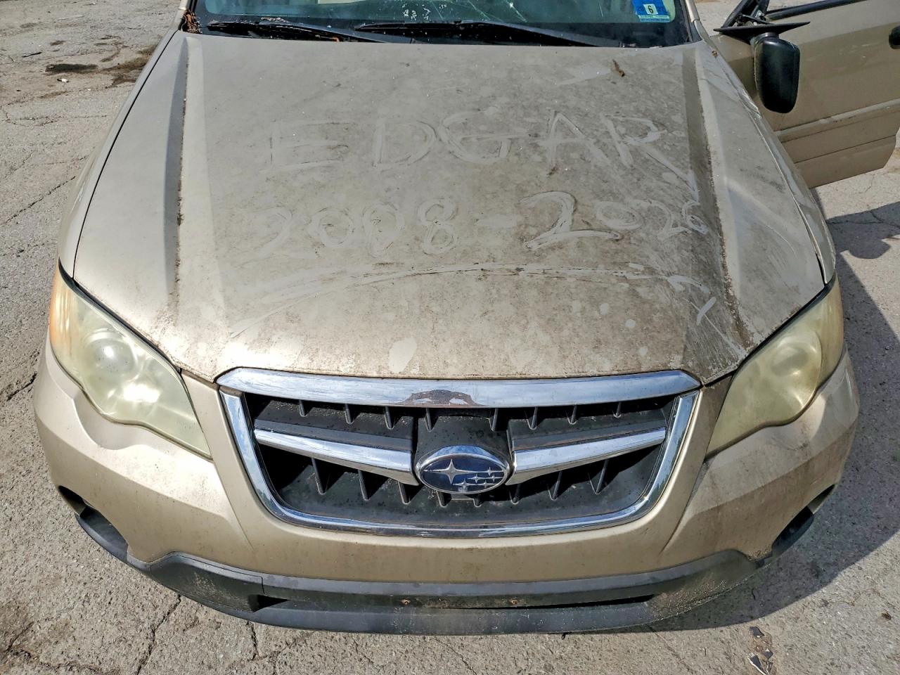 2008 Subaru Outback Бежевый vin: 4S4BP60C587345430