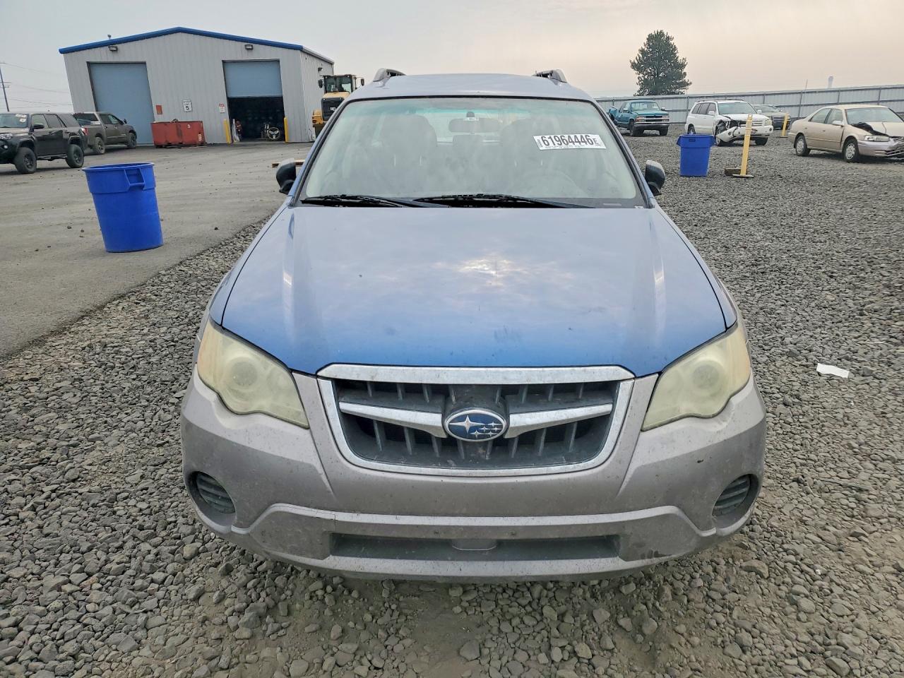 2008 Subaru Outback Blue vin: 4S4BP60C587360803