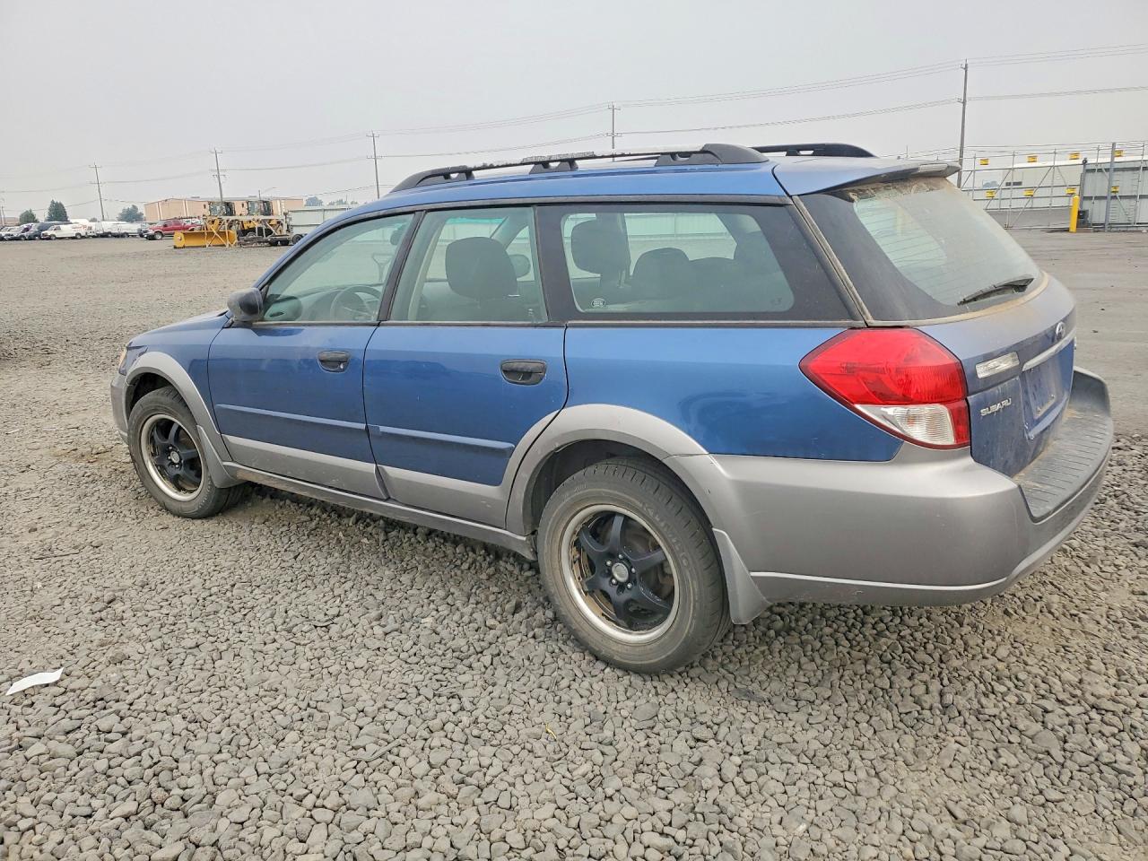 2008 Subaru Outback Blue vin: 4S4BP60C587360803