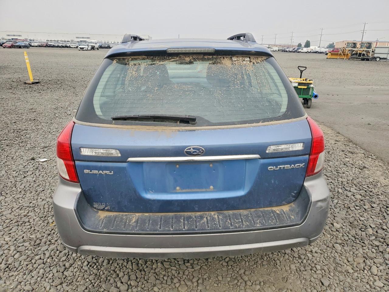 2008 Subaru Outback Blue vin: 4S4BP60C587360803