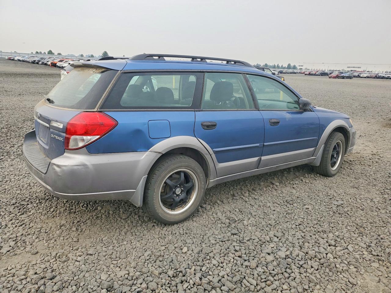 2008 Subaru Outback Blue vin: 4S4BP60C587360803
