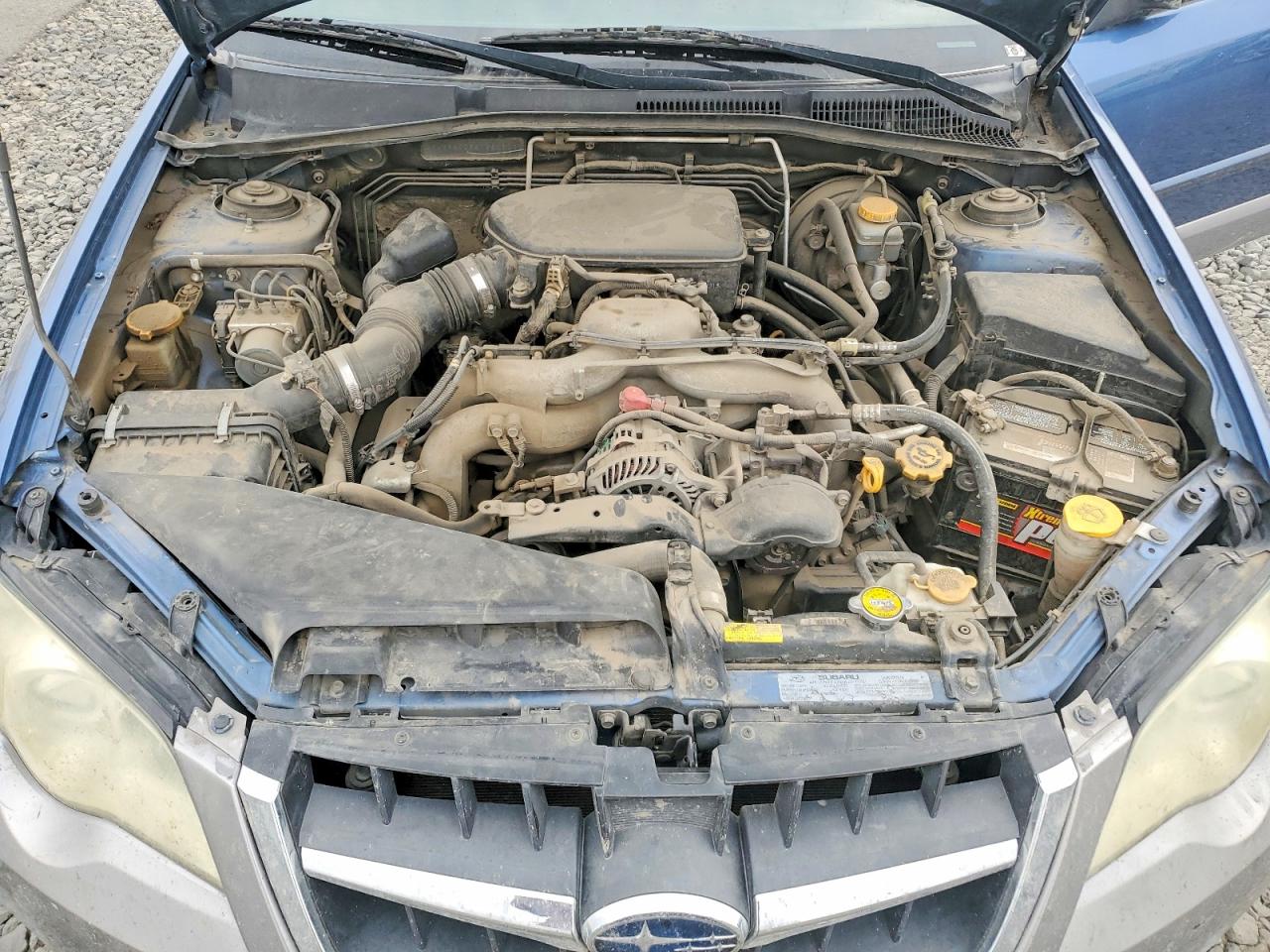 2008 Subaru Outback Blue vin: 4S4BP60C587360803
