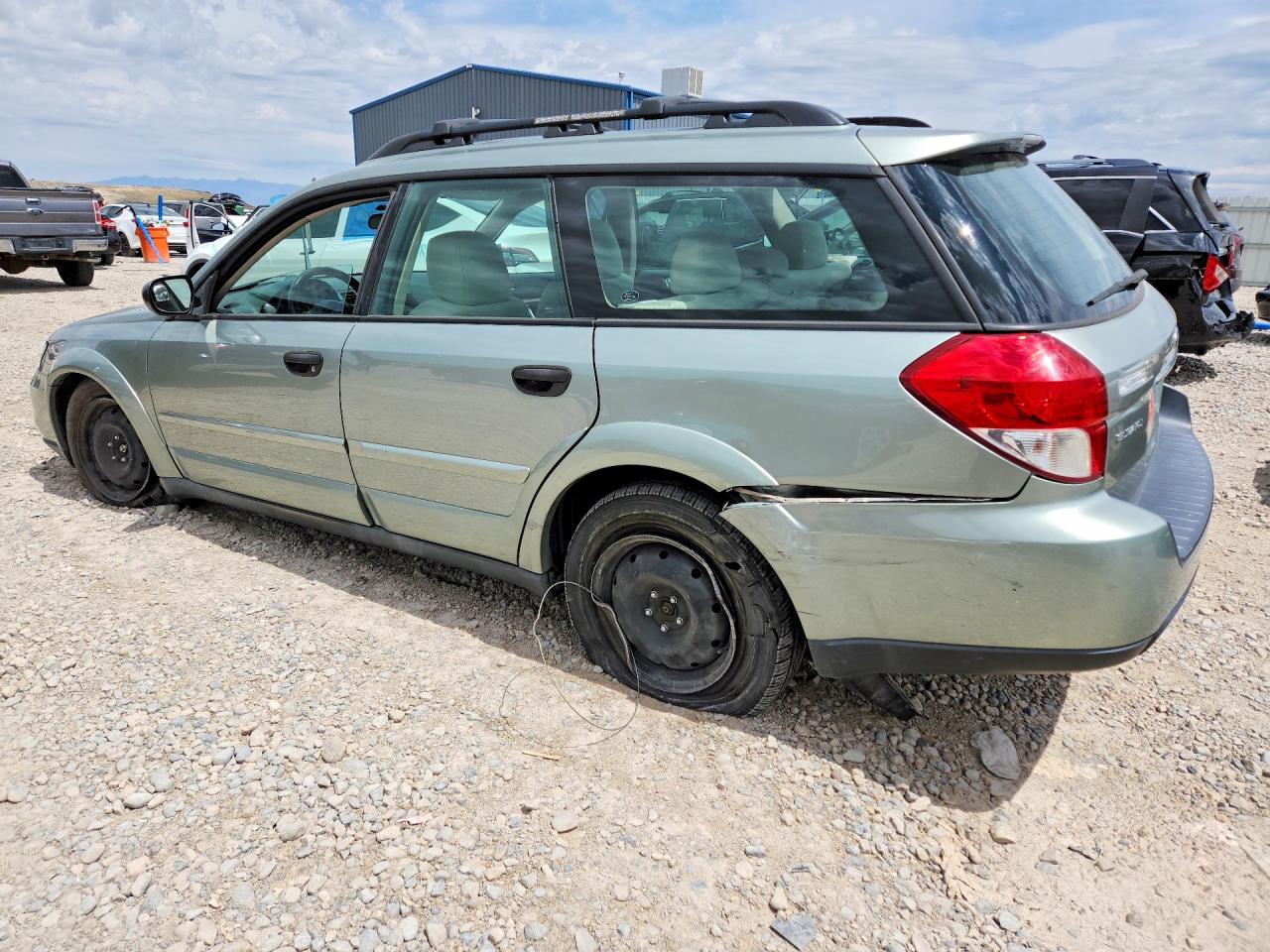 2009 Subaru Outback Green vin: 4S4BP60C597327303