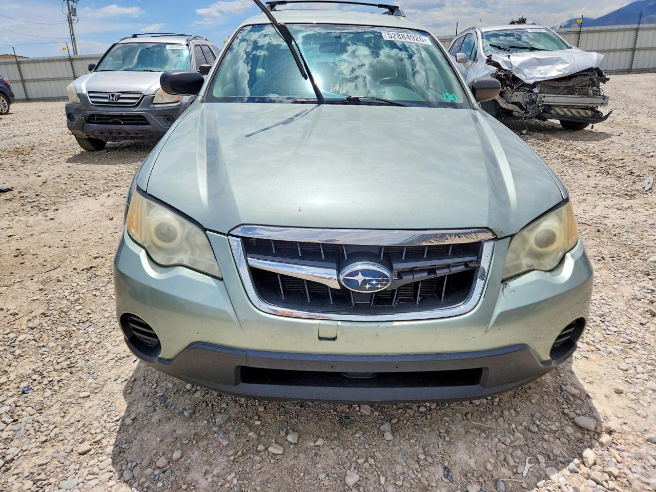 2009 Subaru Outback Green vin: 4S4BP60C597327303