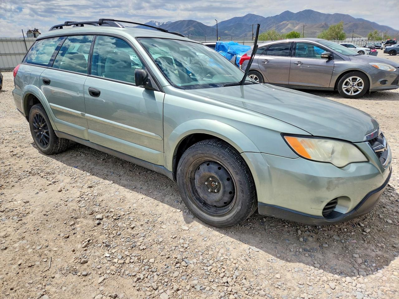 2009 Subaru Outback Green vin: 4S4BP60C597327303