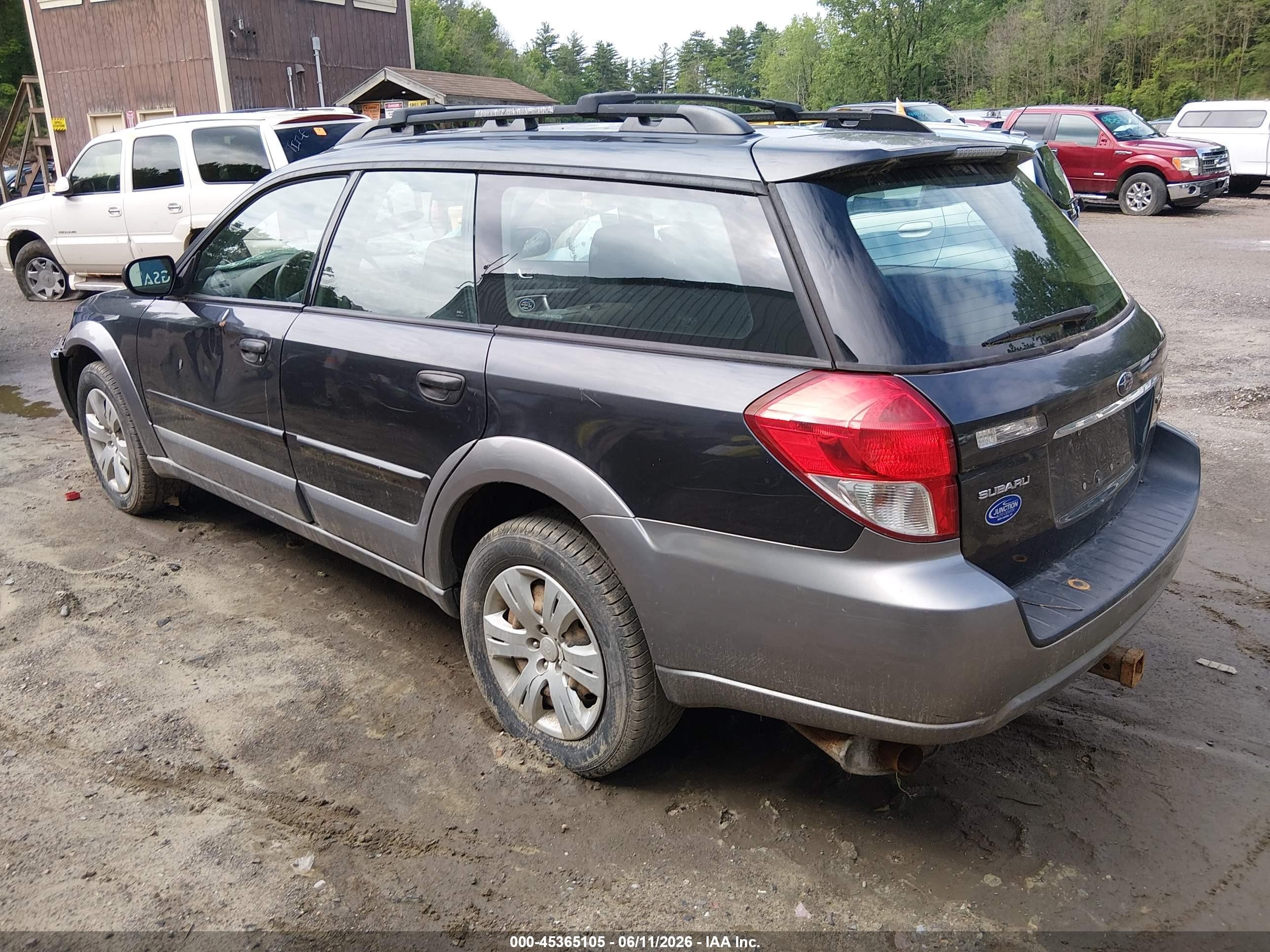 2009 Subaru Outback 2.5i Gray vin: 4S4BP60C597332243