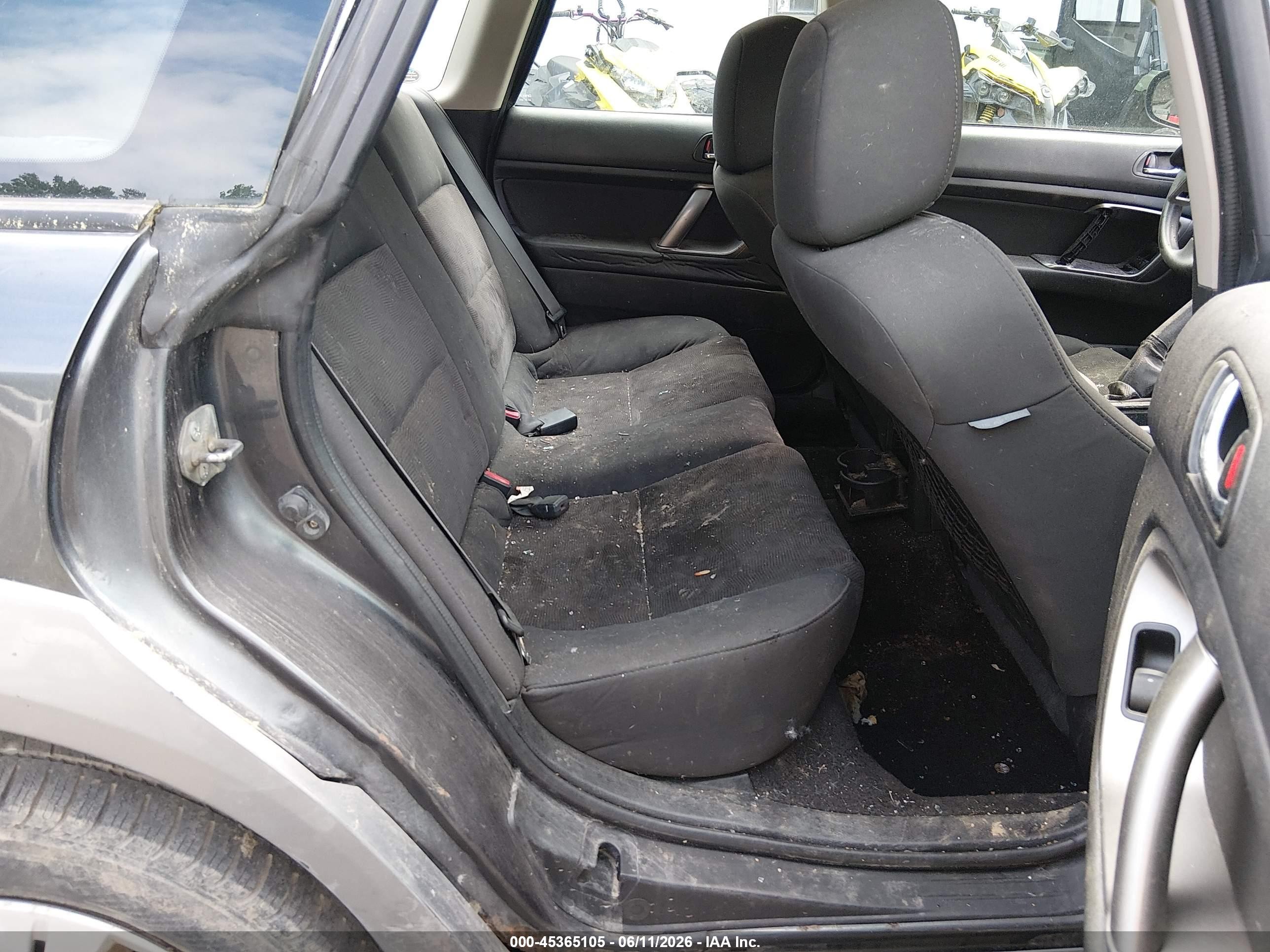 2009 Subaru Outback 2.5i Gray vin: 4S4BP60C597332243