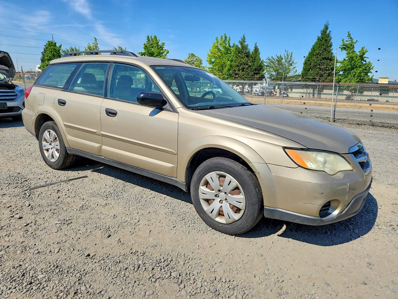 2008 Subaru Outback Beige vin: 4S4BP60C887329318
