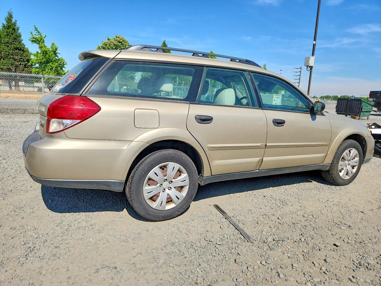 2008 Subaru Outback Beige vin: 4S4BP60C887329318