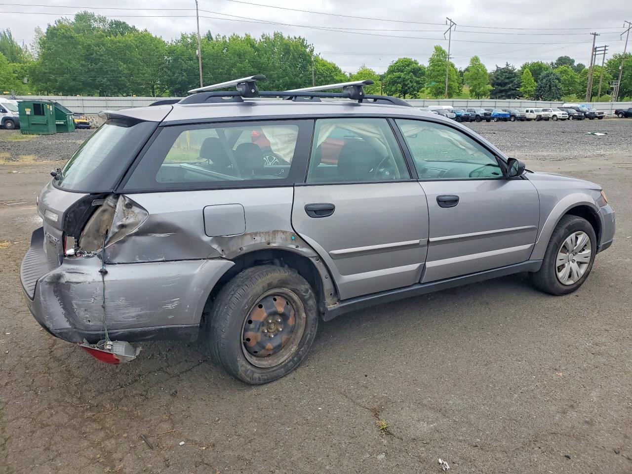 2008 Subaru Outback Gray vin: 4S4BP60C887353795