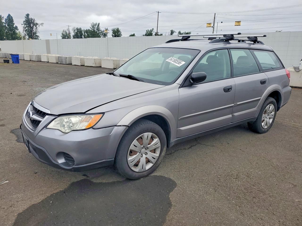 2008 Subaru Outback Gray vin: 4S4BP60C887353795