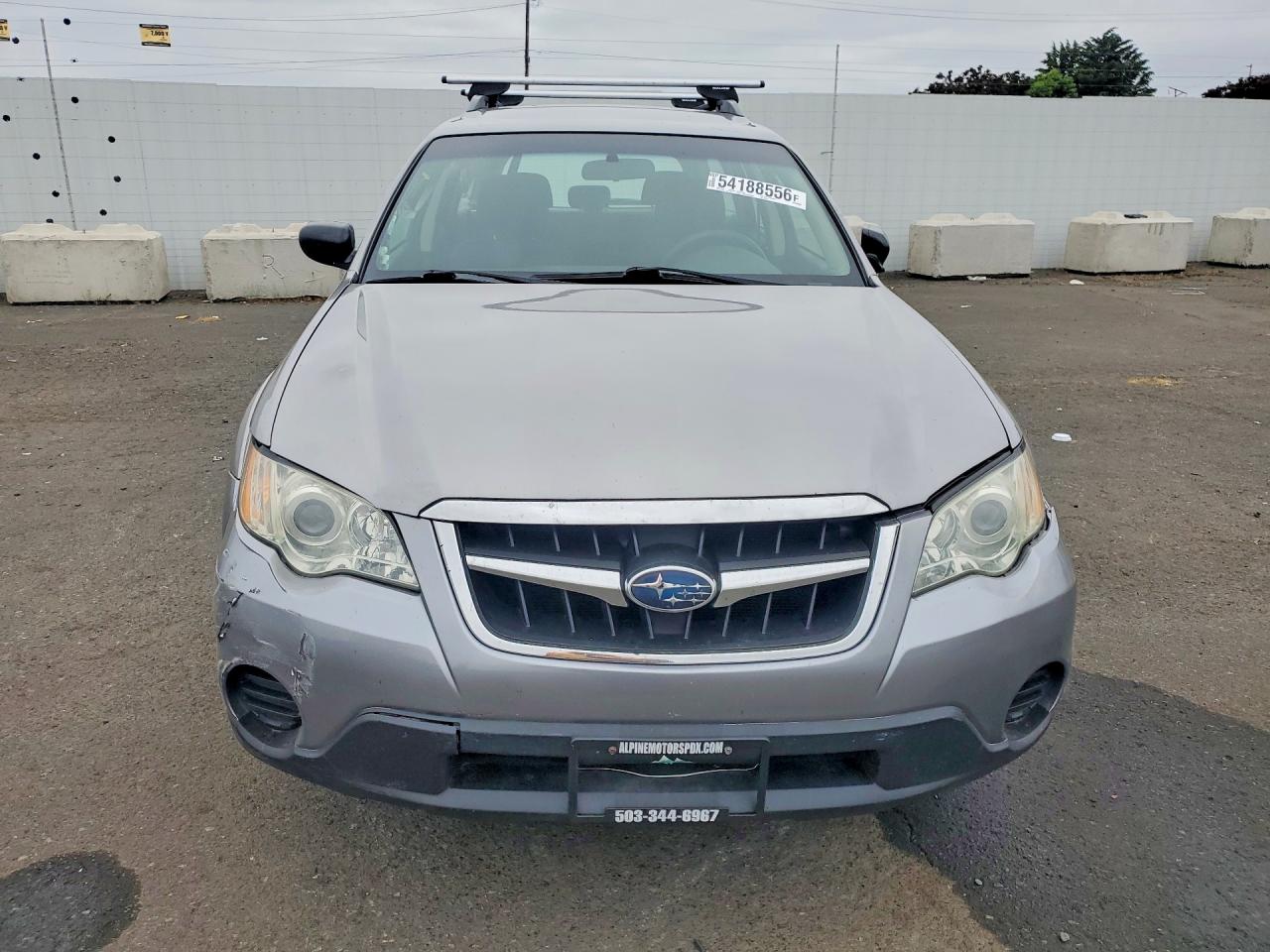 2008 Subaru Outback Gray vin: 4S4BP60C887353795
