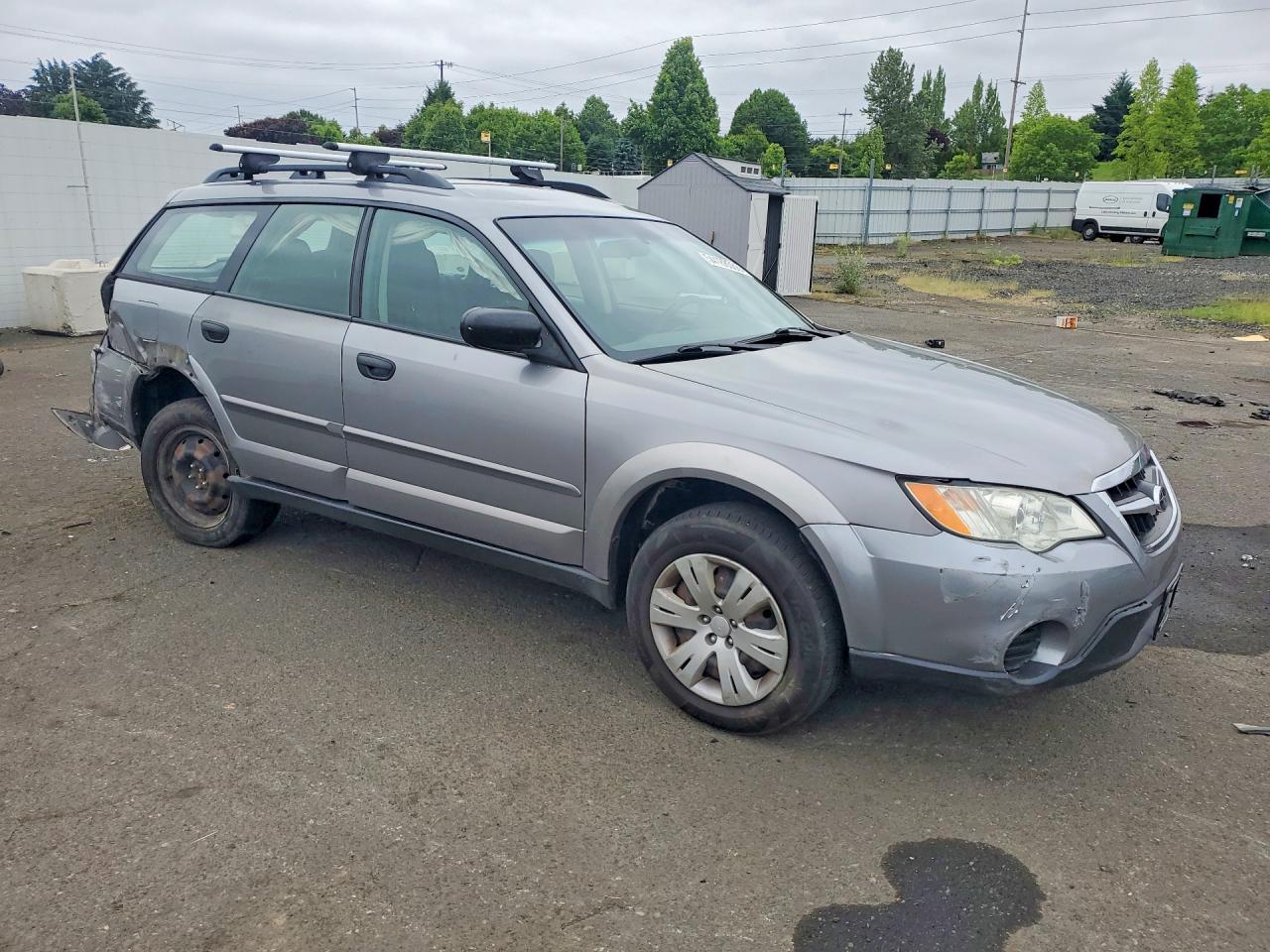 2008 Subaru Outback Gray vin: 4S4BP60C887353795