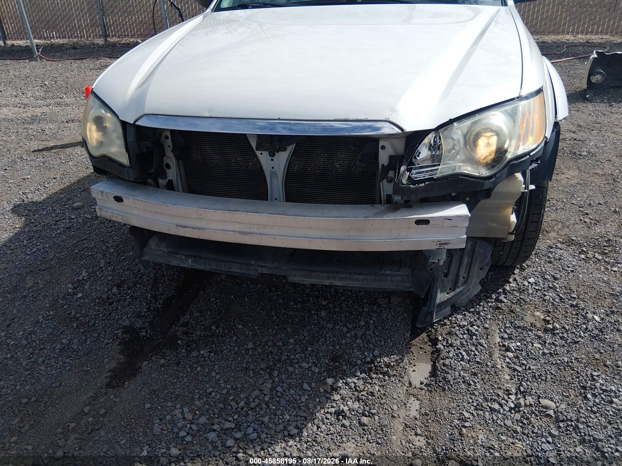 2009 Subaru Outback 2.5i Белый vin: 4S4BP60C897329496