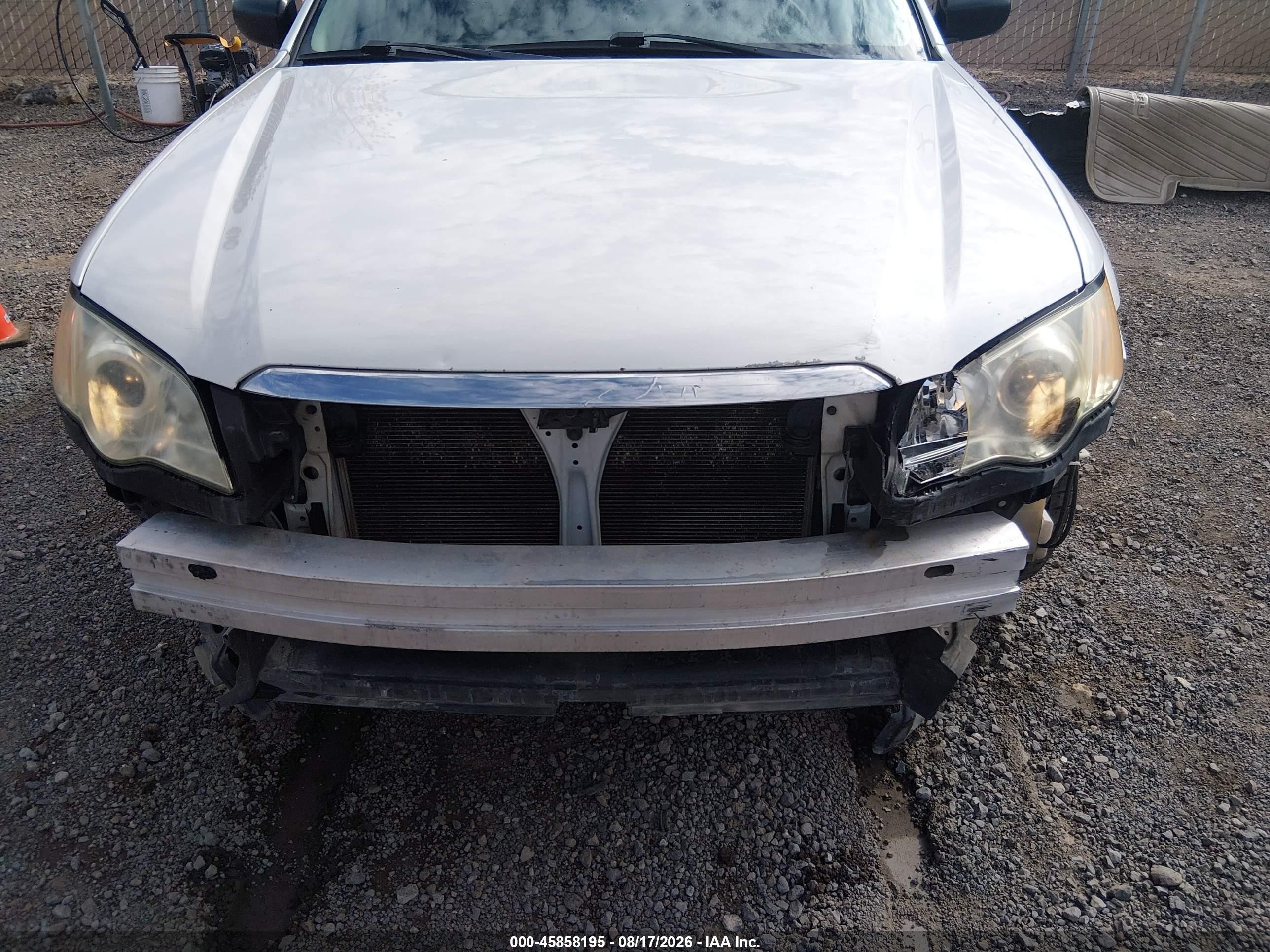 2009 Subaru Outback 2.5i Белый vin: 4S4BP60C897329496