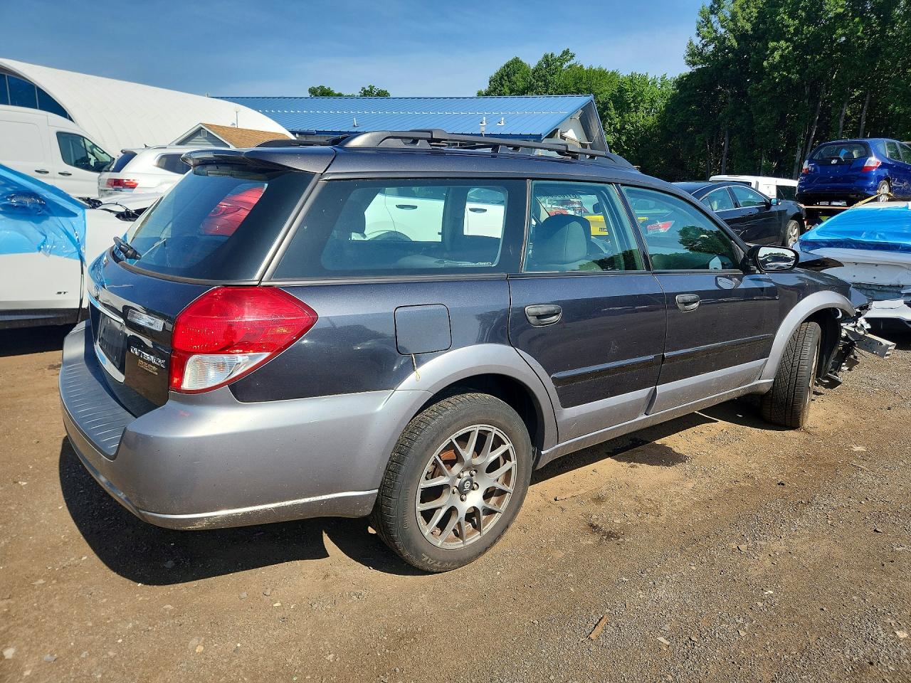 2009 Subaru Outback Gray vin: 4S4BP60C897339901
