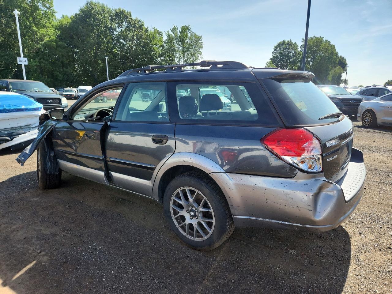 2009 Subaru Outback Gray vin: 4S4BP60C897339901