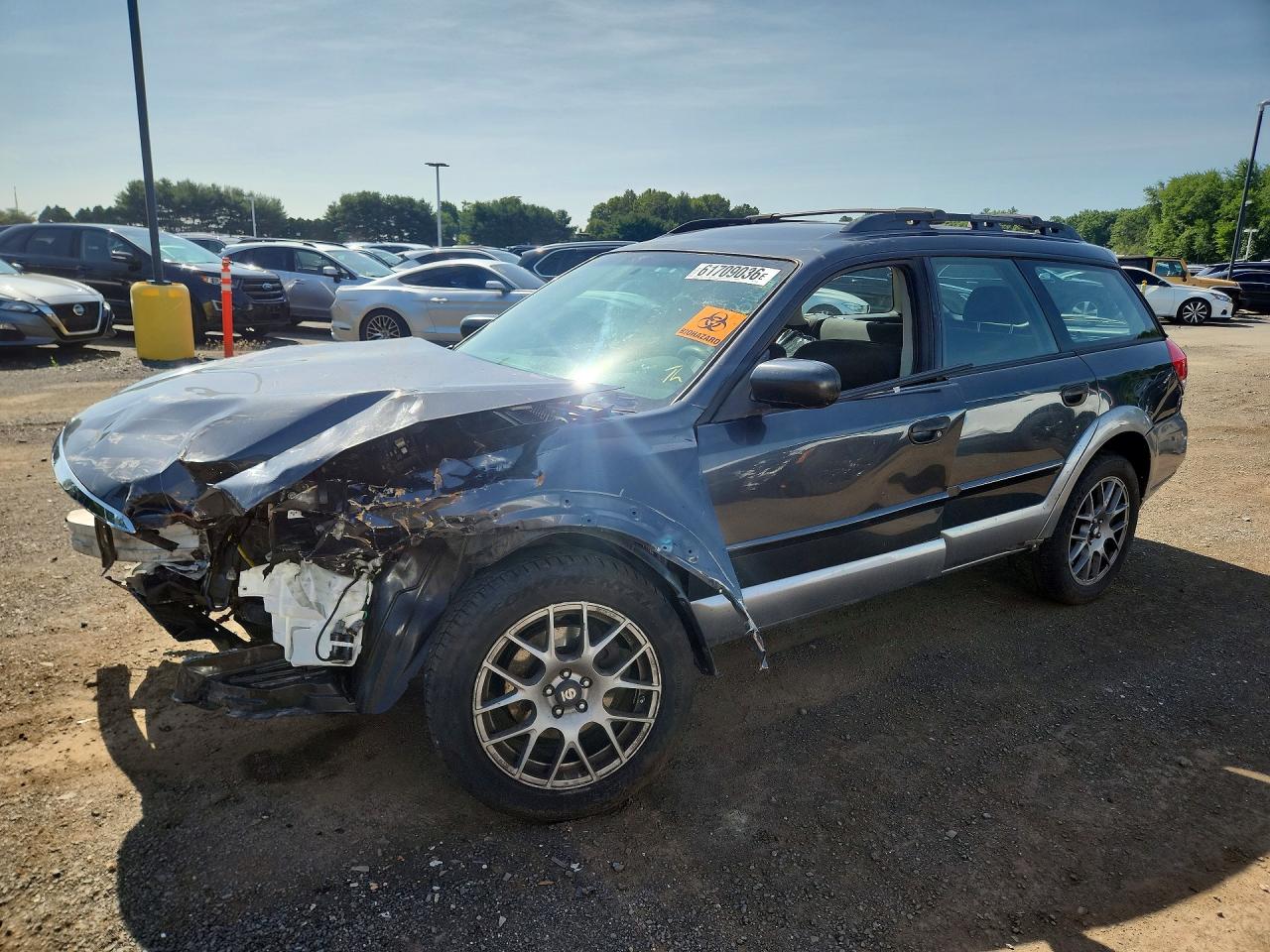 2009 Subaru Outback Gray vin: 4S4BP60C897339901
