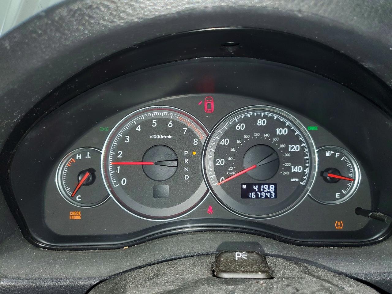 2008 Subaru Outback Tan vin: 4S4BP60C987312530