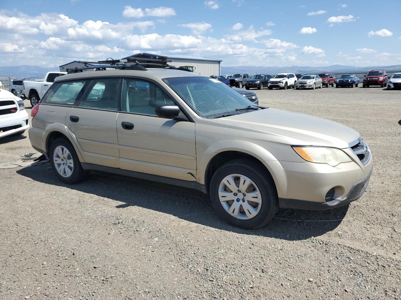 2008 Subaru Outback Beige vin: 4S4BP60CX87304601