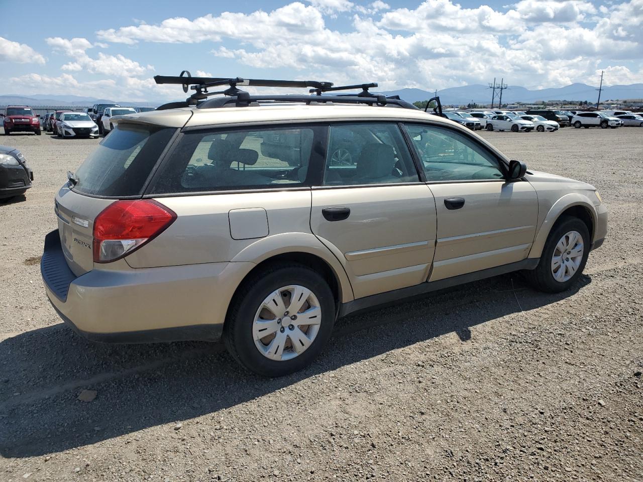 2008 Subaru Outback Beige vin: 4S4BP60CX87304601